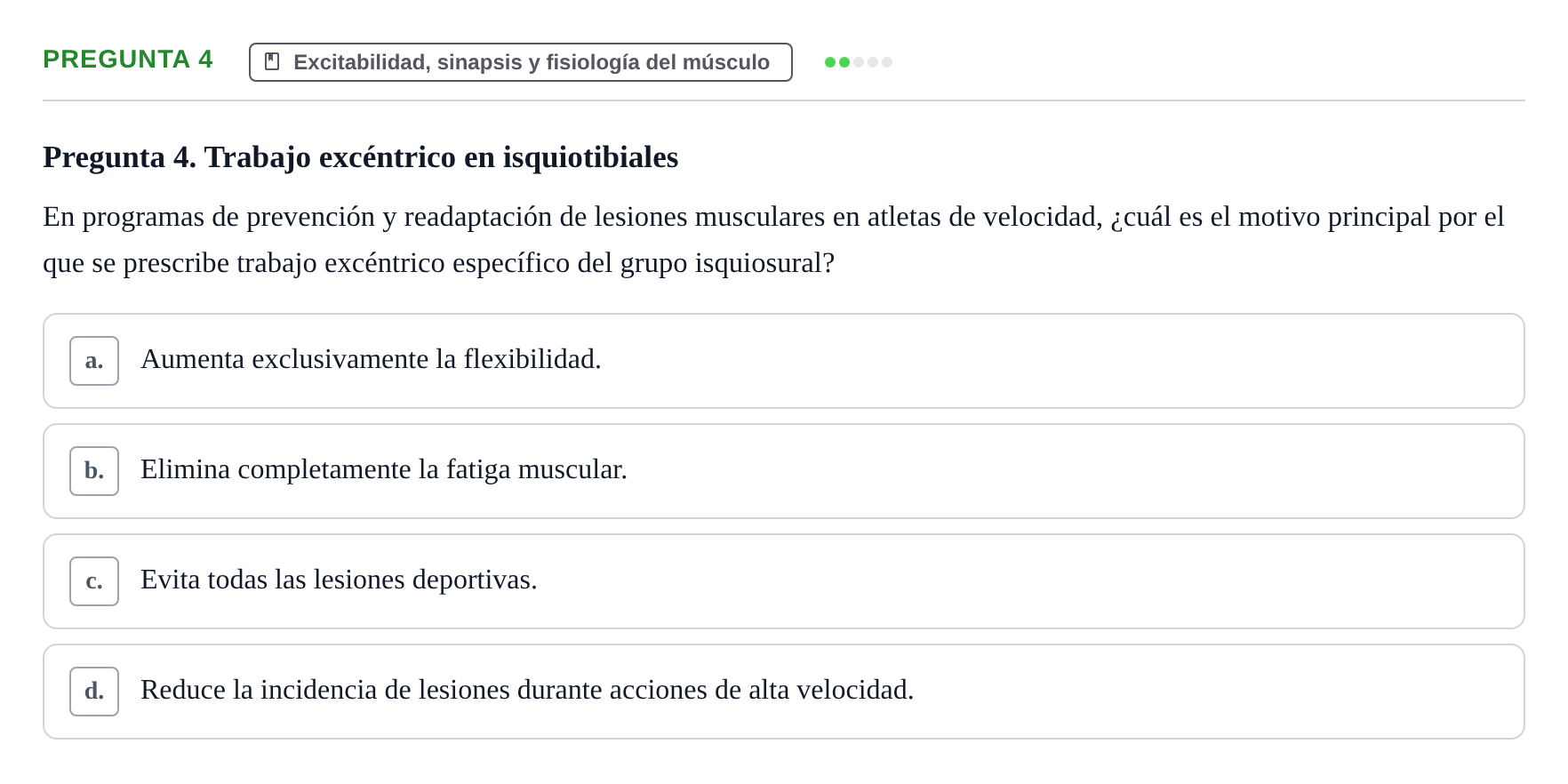 Enunciado: Pregunta 4