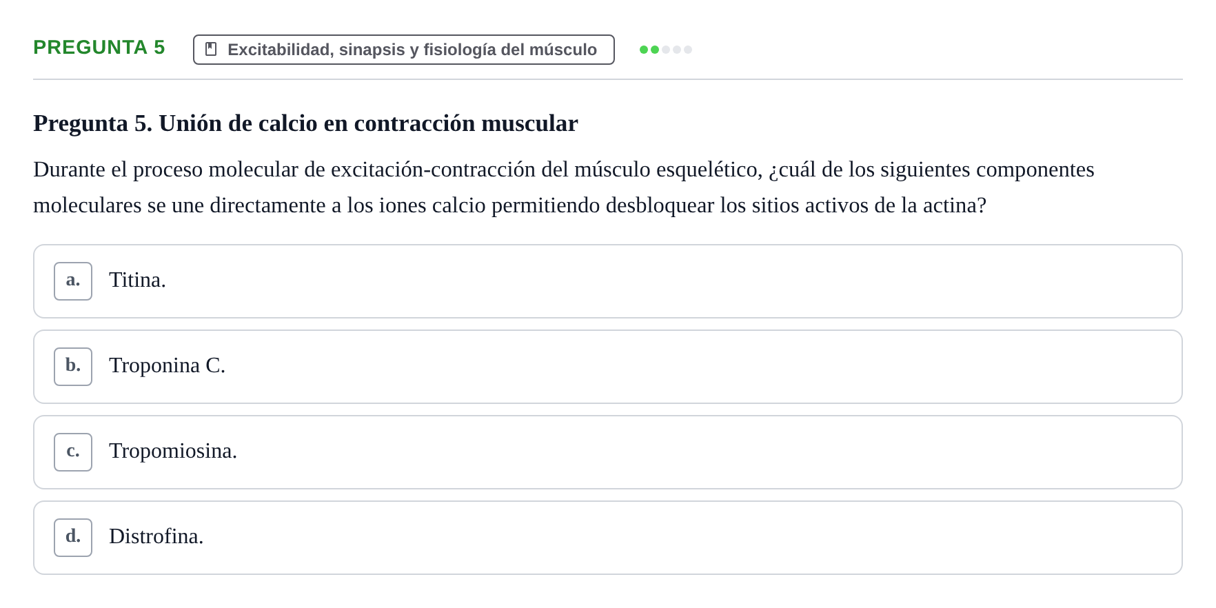 Enunciado: Pregunta 5