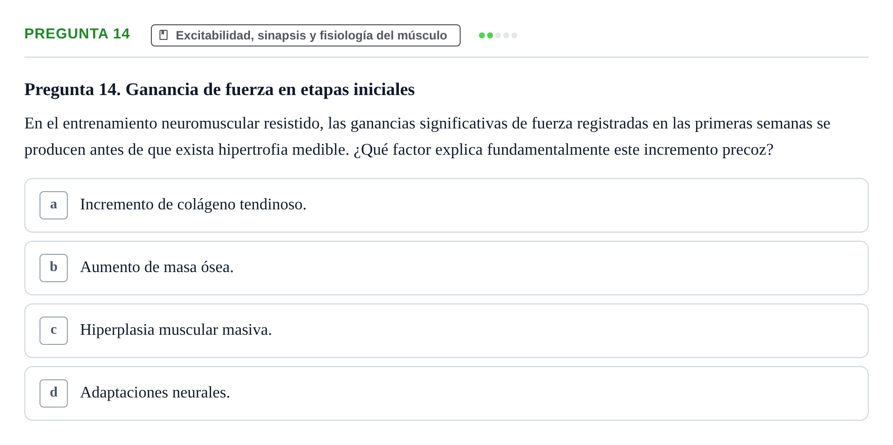 Enunciado: Pregunta 14