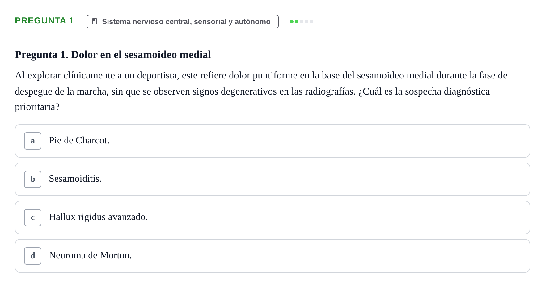 Enunciado: Pregunta 1