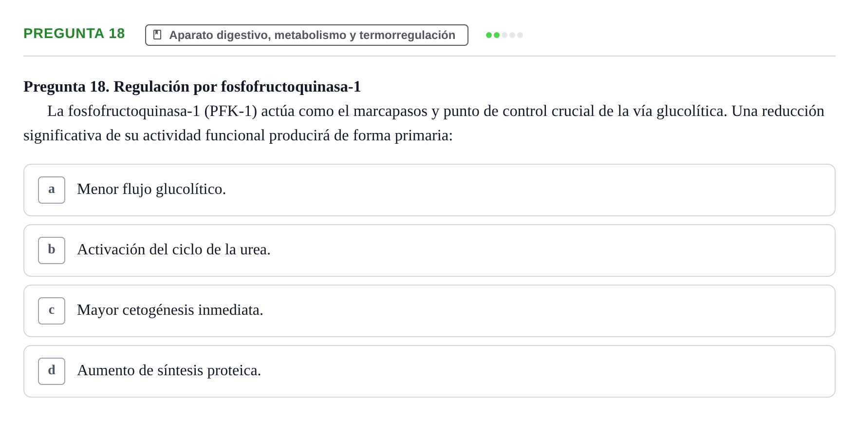 Enunciado: Pregunta 18