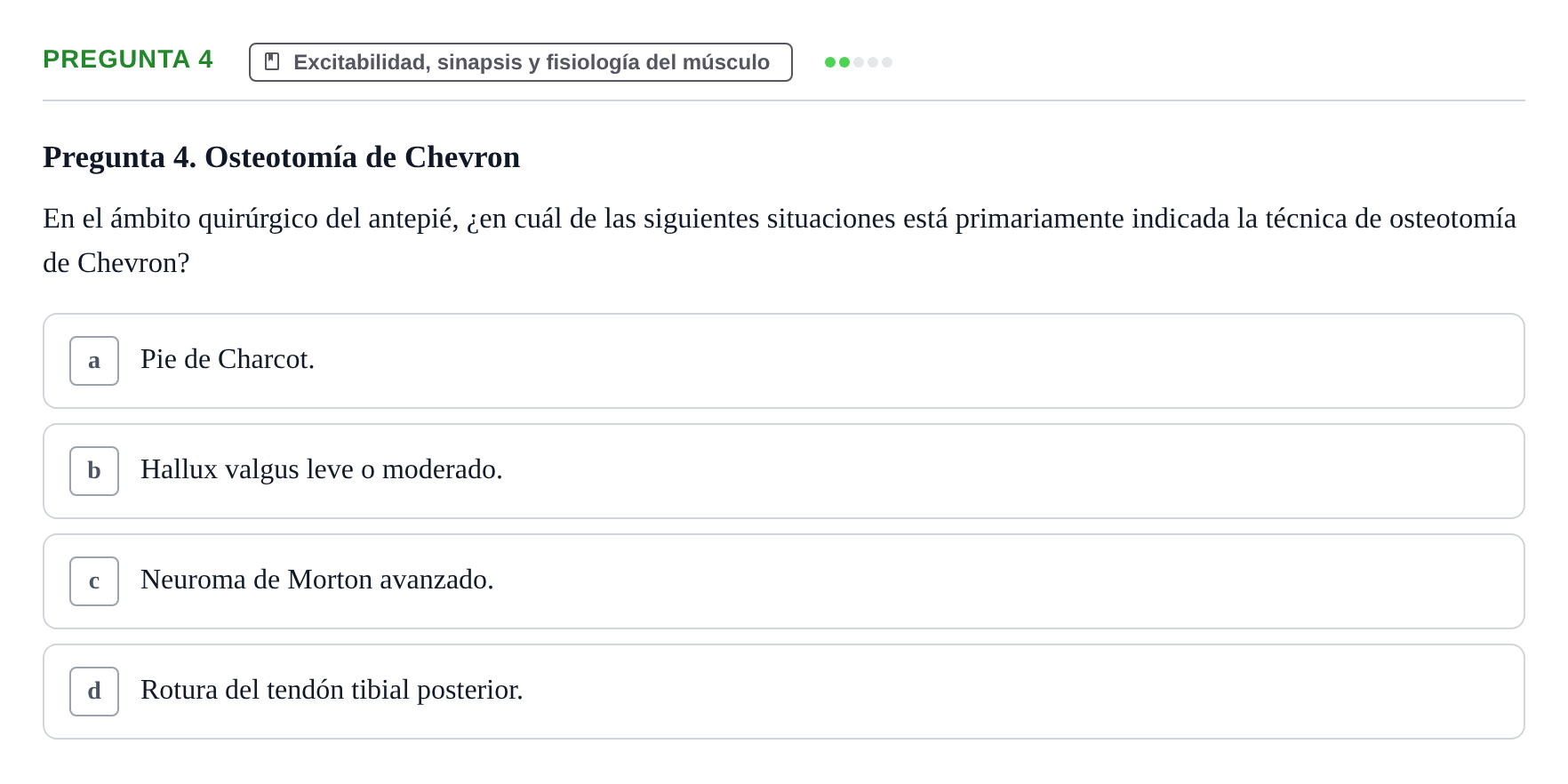 Enunciado: Pregunta 4