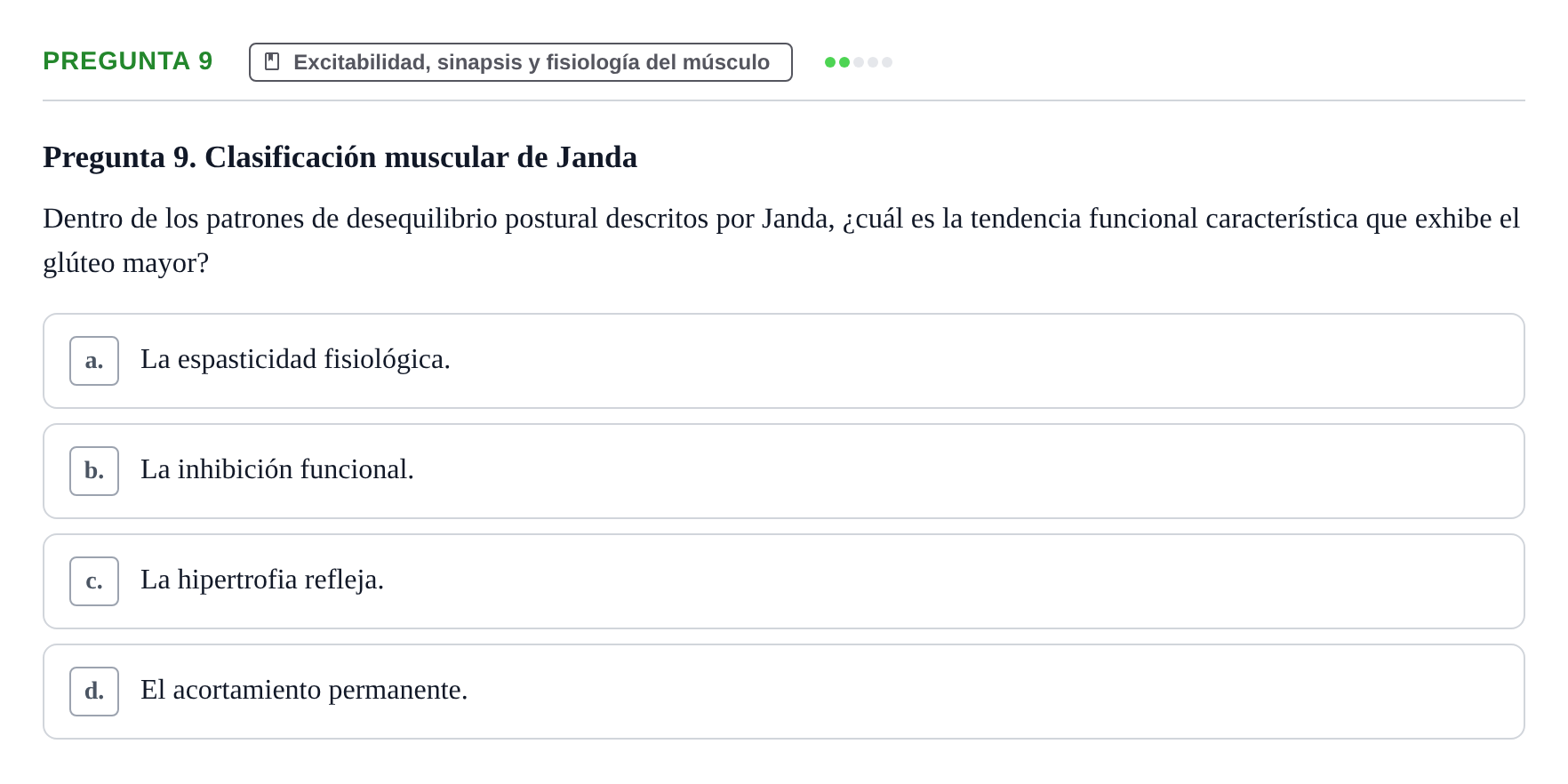 Enunciado: Pregunta 9