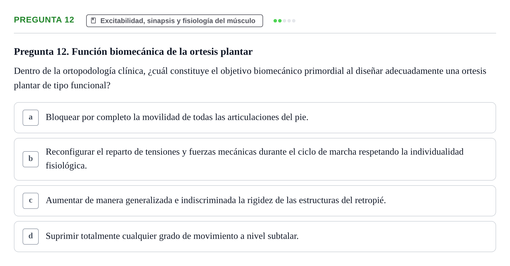 Enunciado: Pregunta 12