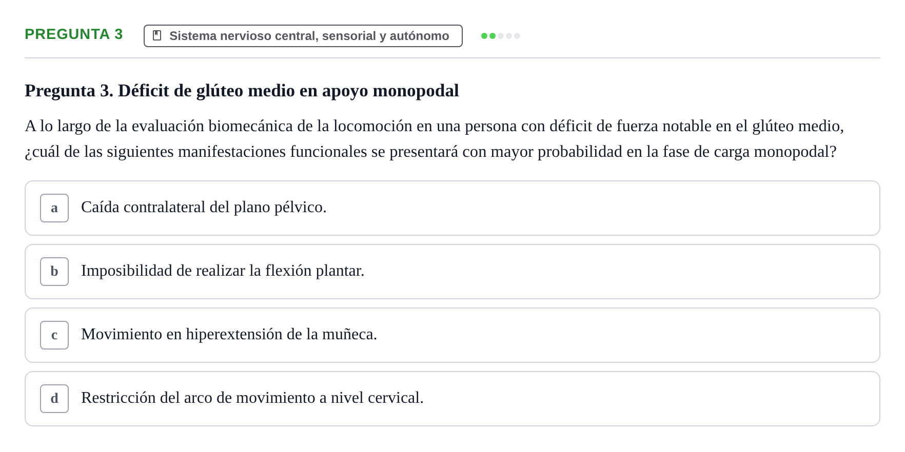 Enunciado: Pregunta 3