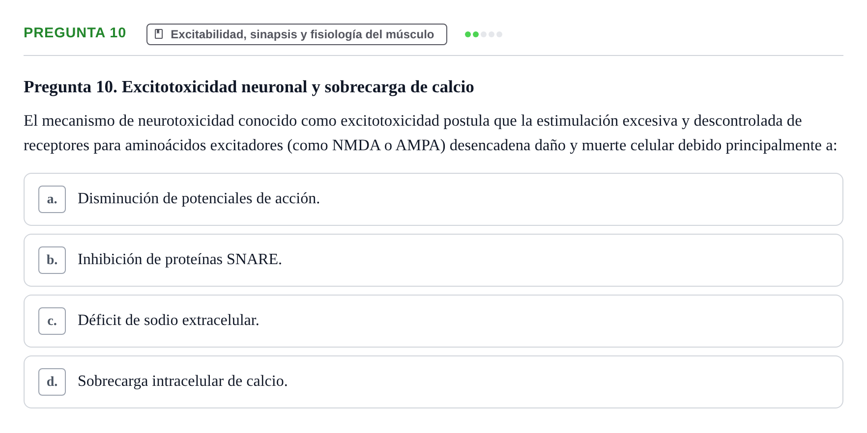 Enunciado: Pregunta 10
