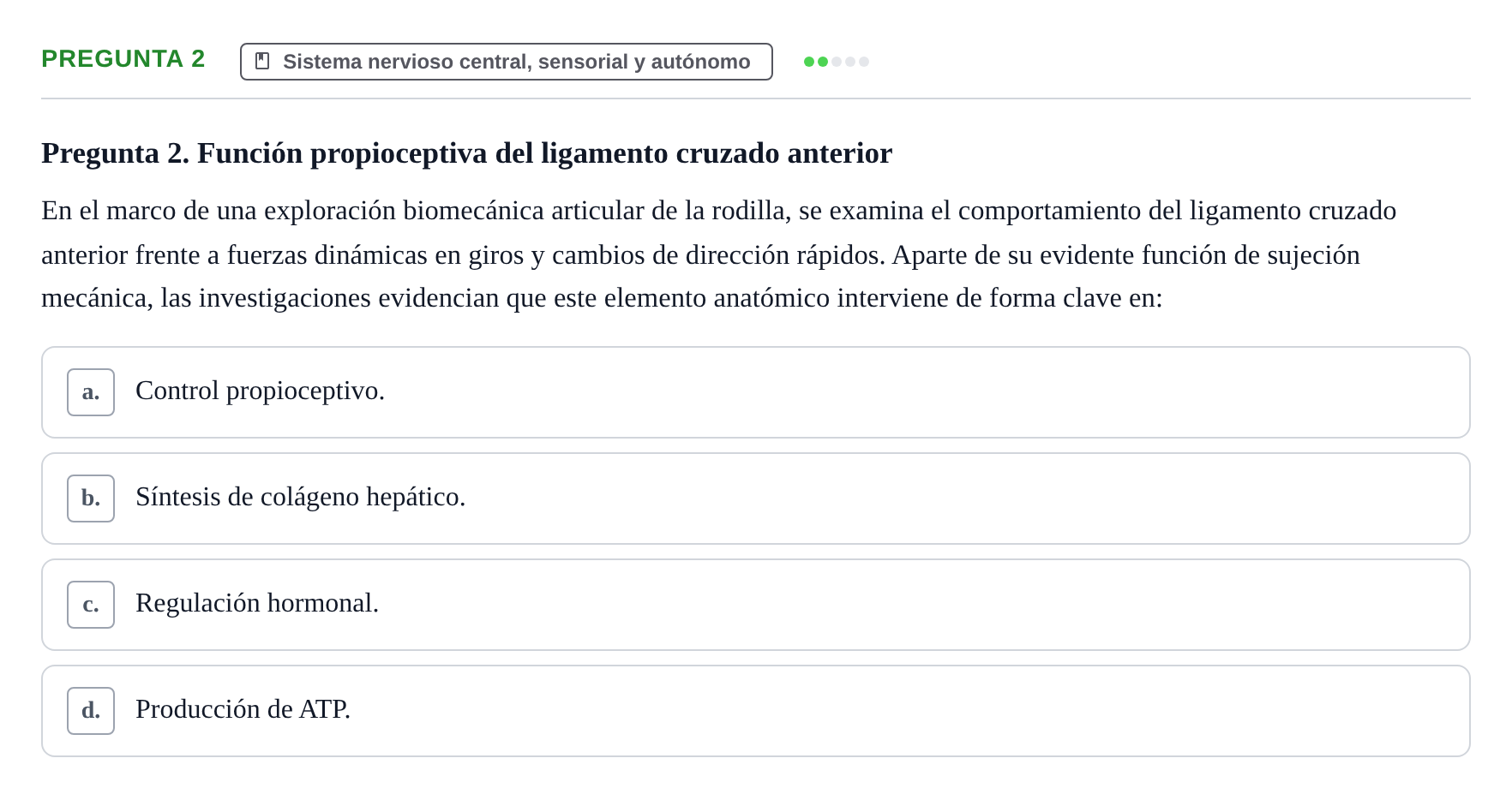 Enunciado: Pregunta 2