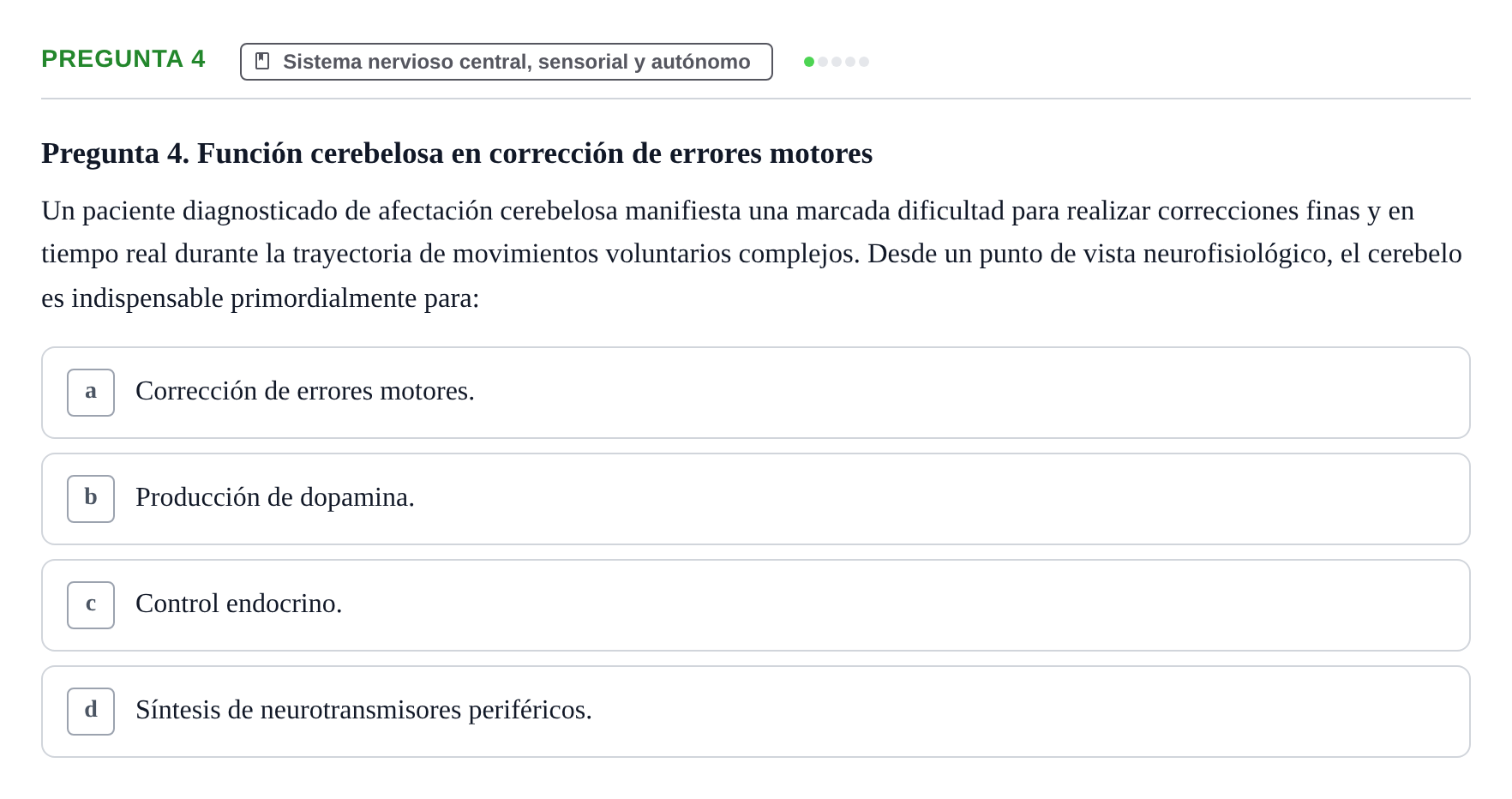 Enunciado: Pregunta 4