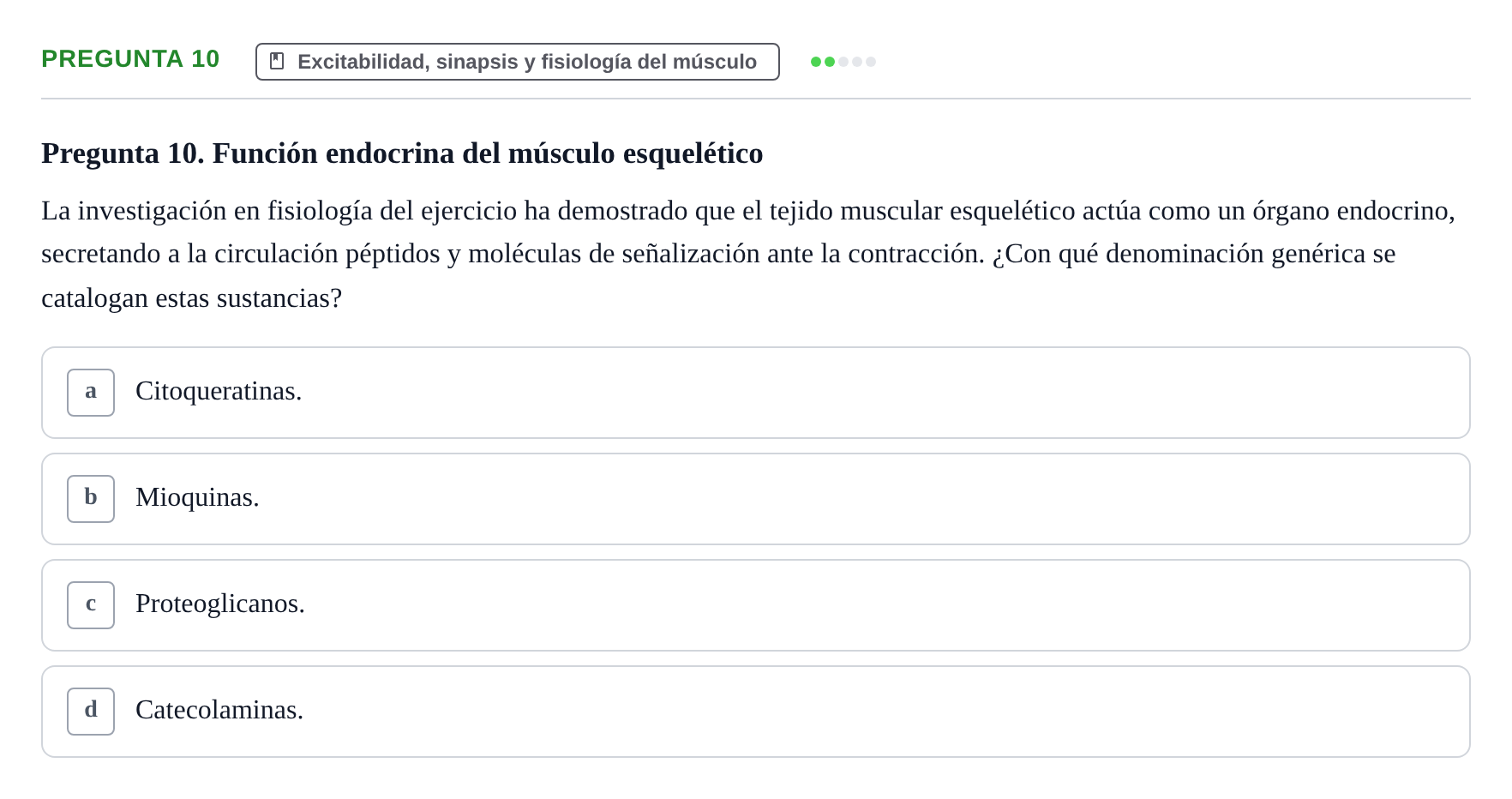 Enunciado: Pregunta 10