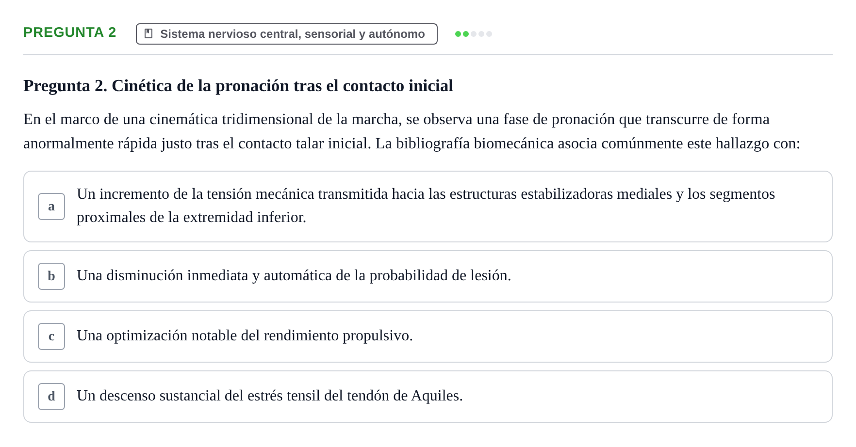 Enunciado: Pregunta 2