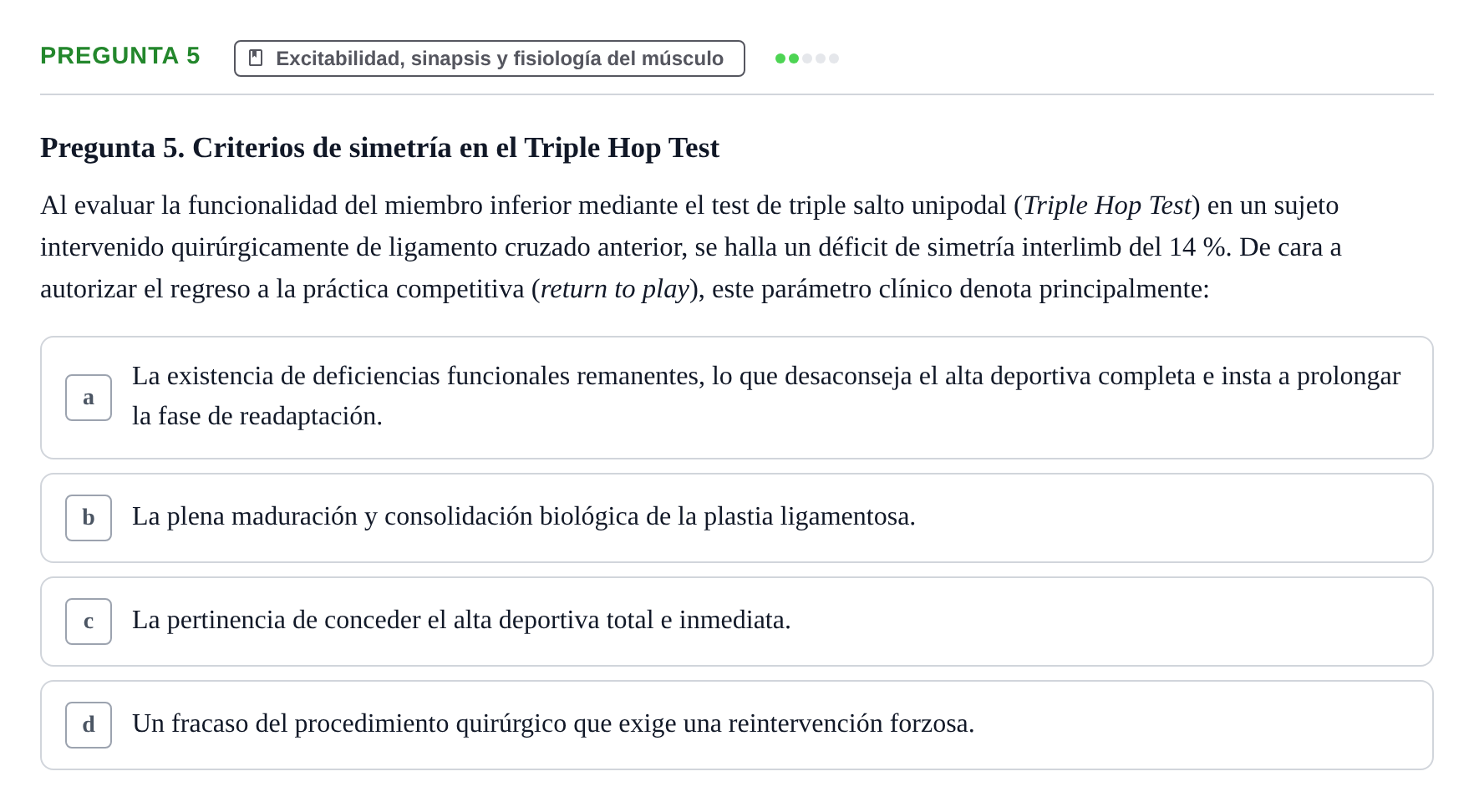 Enunciado: Pregunta 5