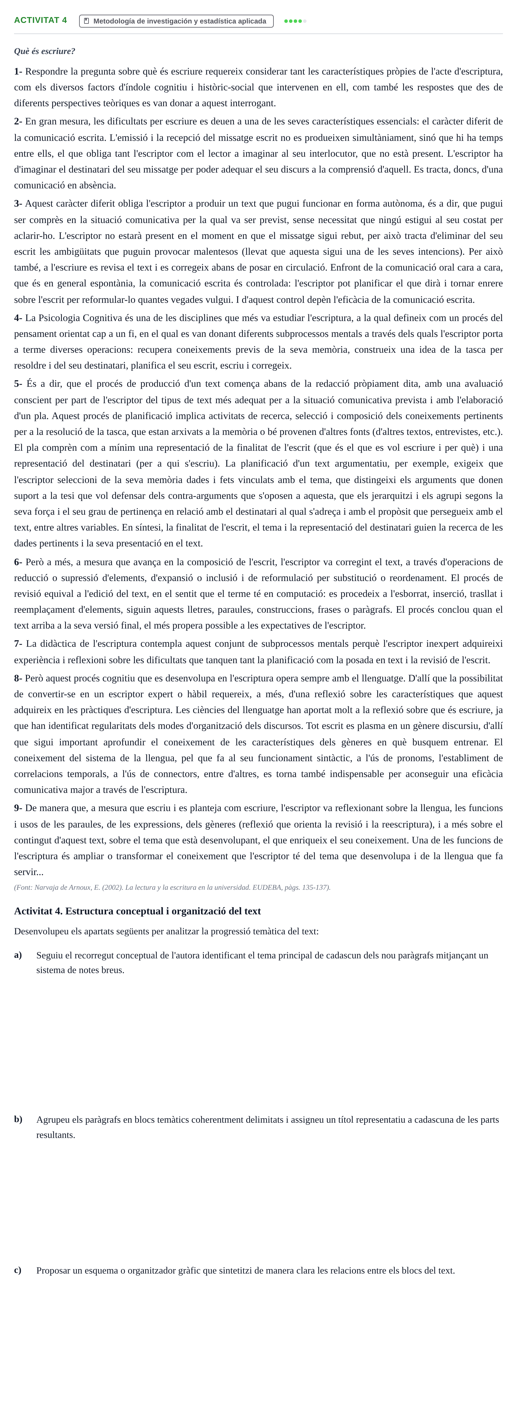 Enunciado: Activitat 4