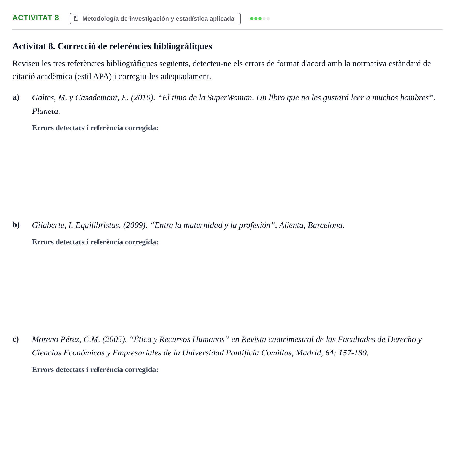 Enunciado: Activitat 8