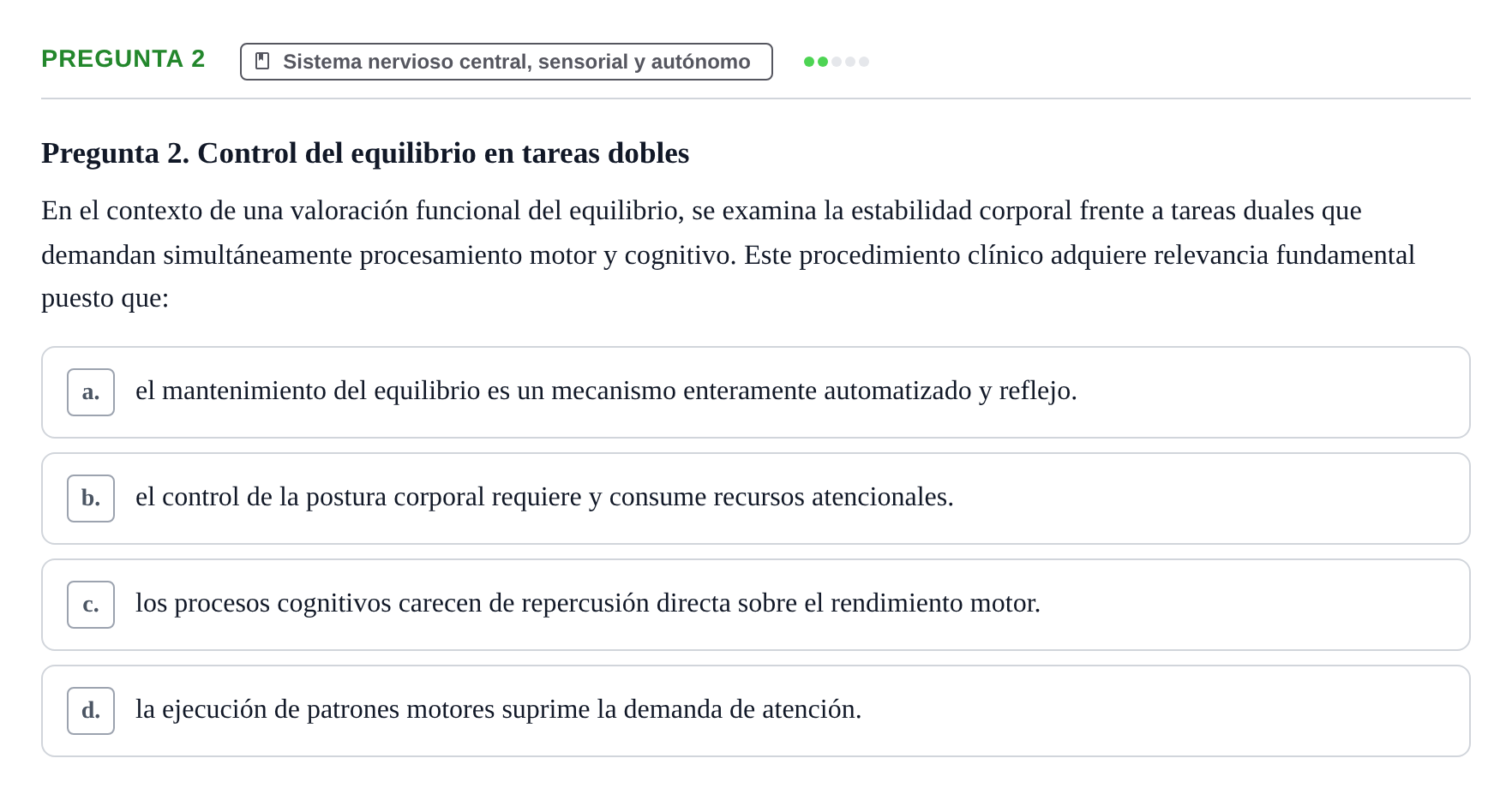 Enunciado: Pregunta 2
