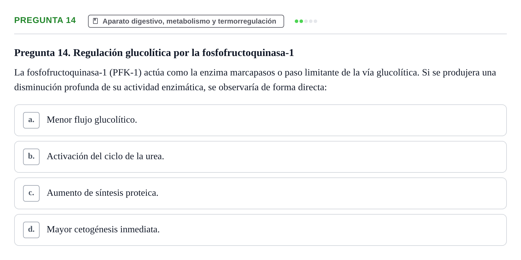 Enunciado: Pregunta 14