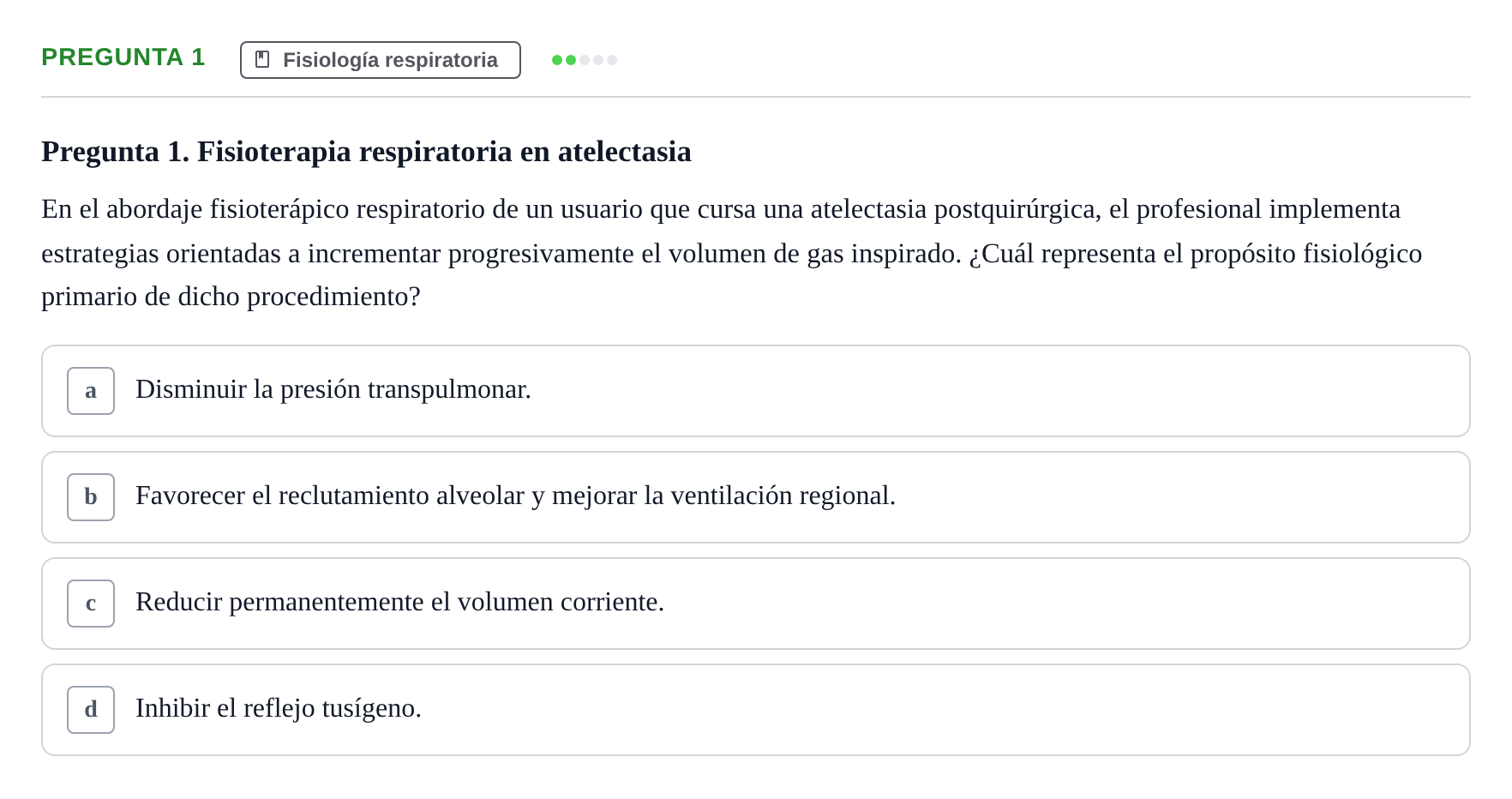 Enunciado: Pregunta 1