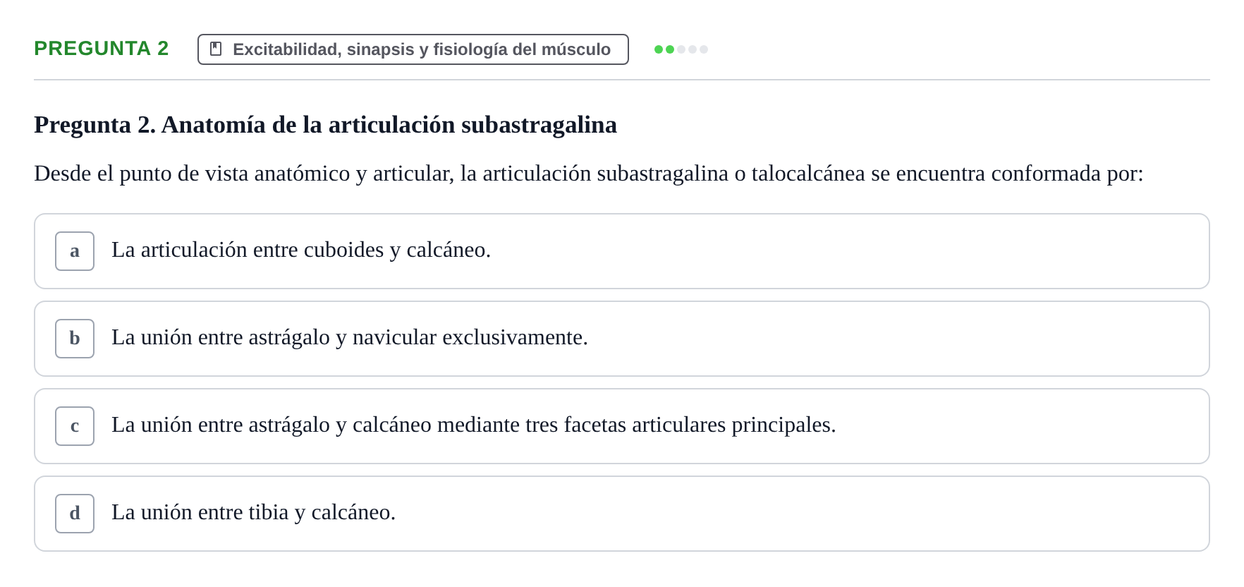 Enunciado: Pregunta 2