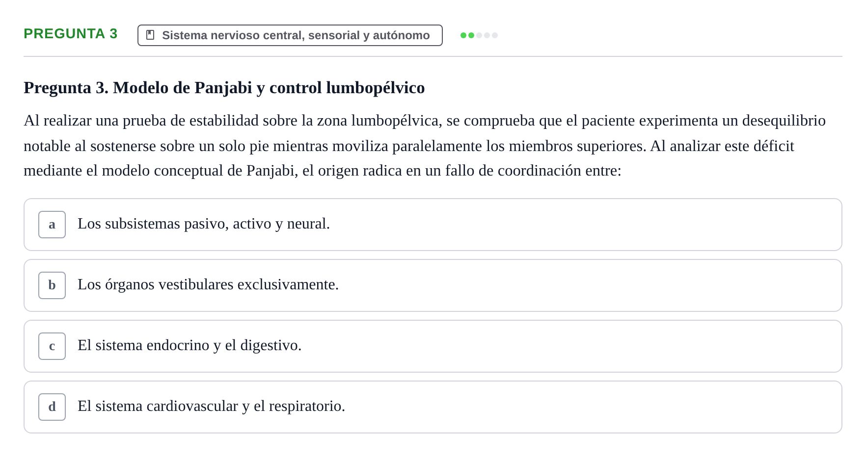 Enunciado: Pregunta 3