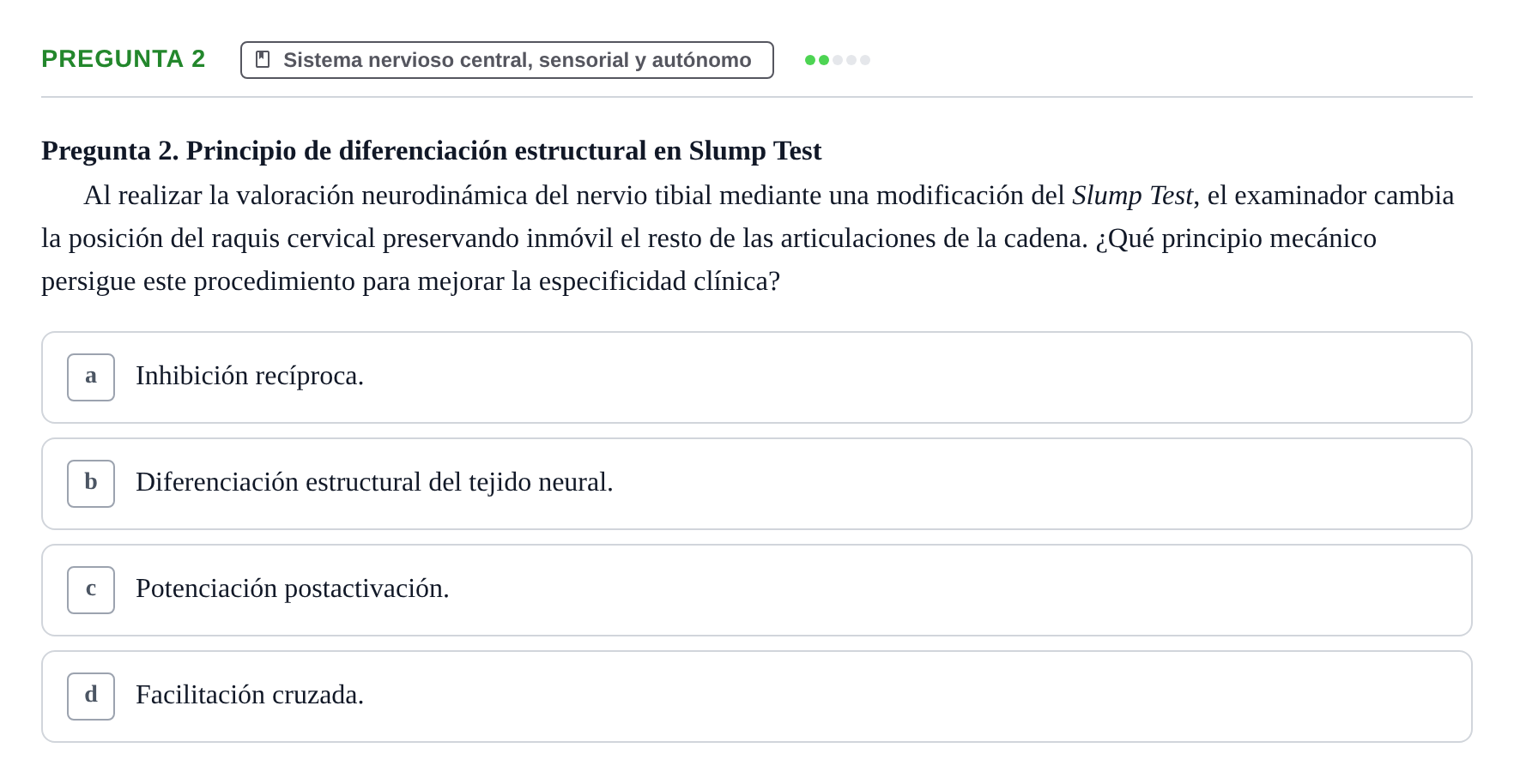 Enunciado: Pregunta 2