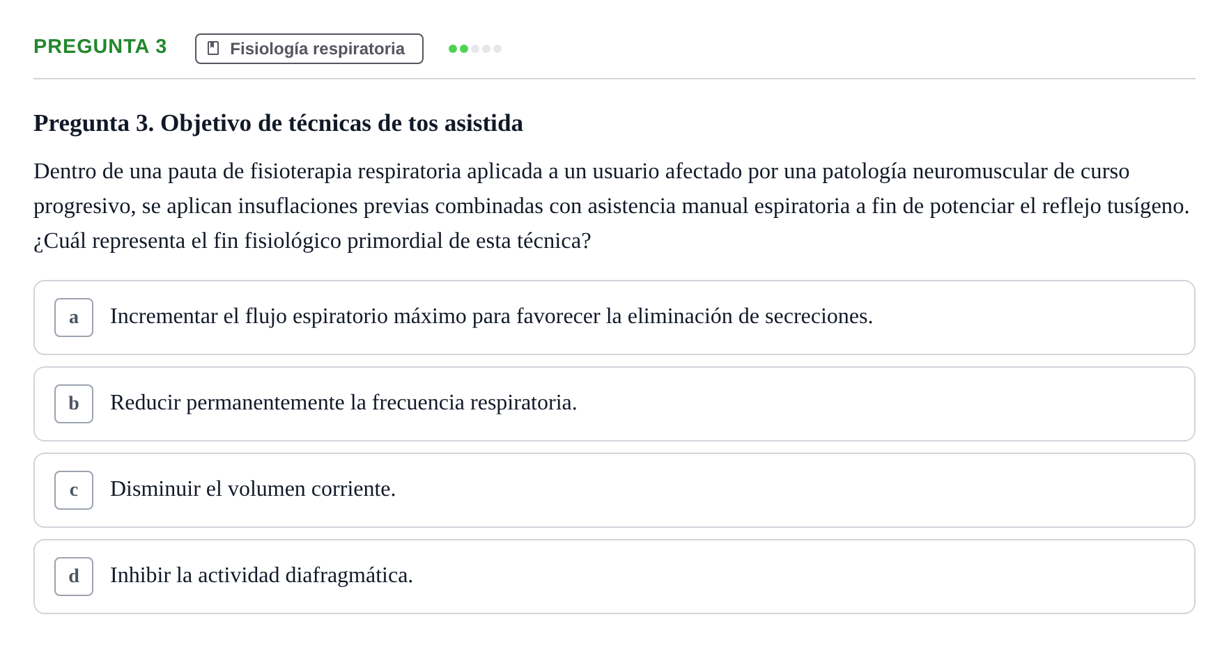 Enunciado: Pregunta 3