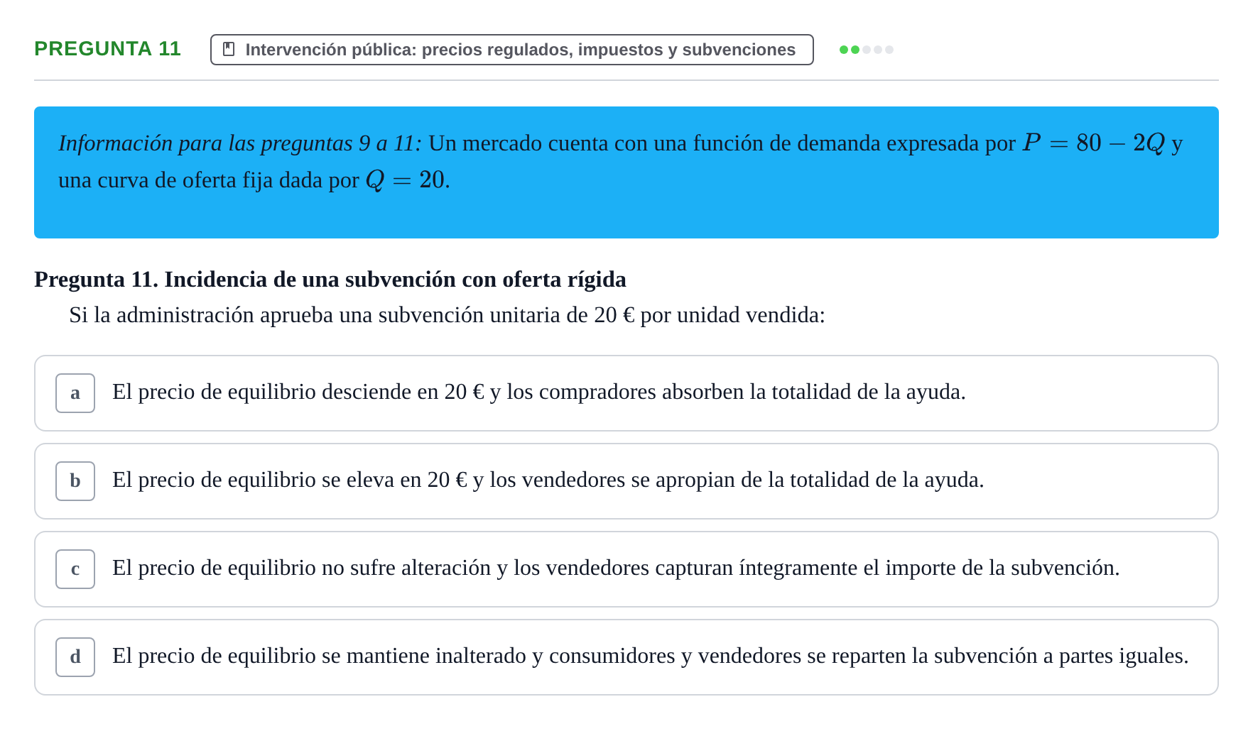 Enunciado: Pregunta 11 · 6 Introducció a la Microeconomia UPF 2018