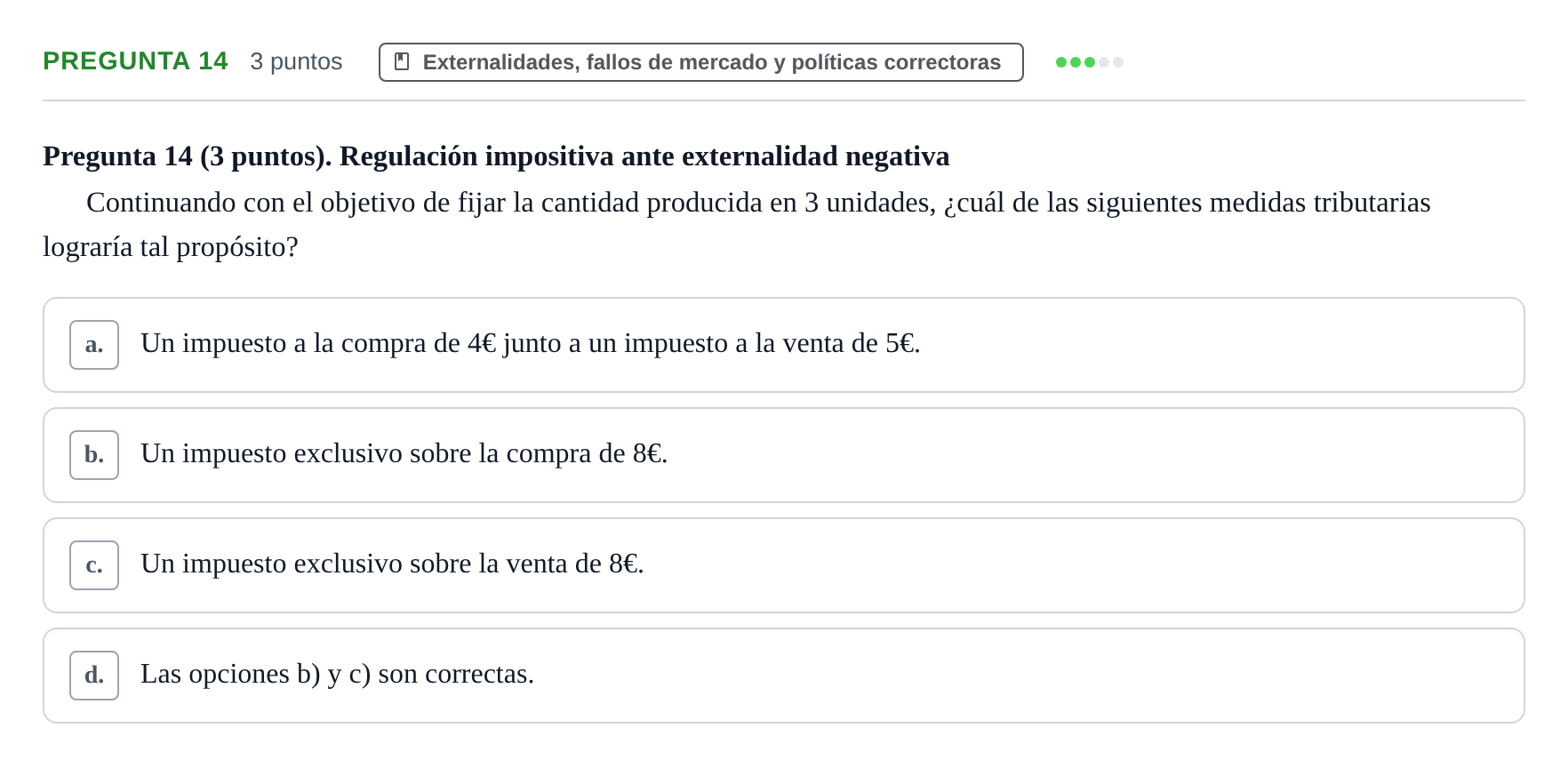 Enunciado: Pregunta 14 · 6 Introducció a la Microeconomia UPF 2012