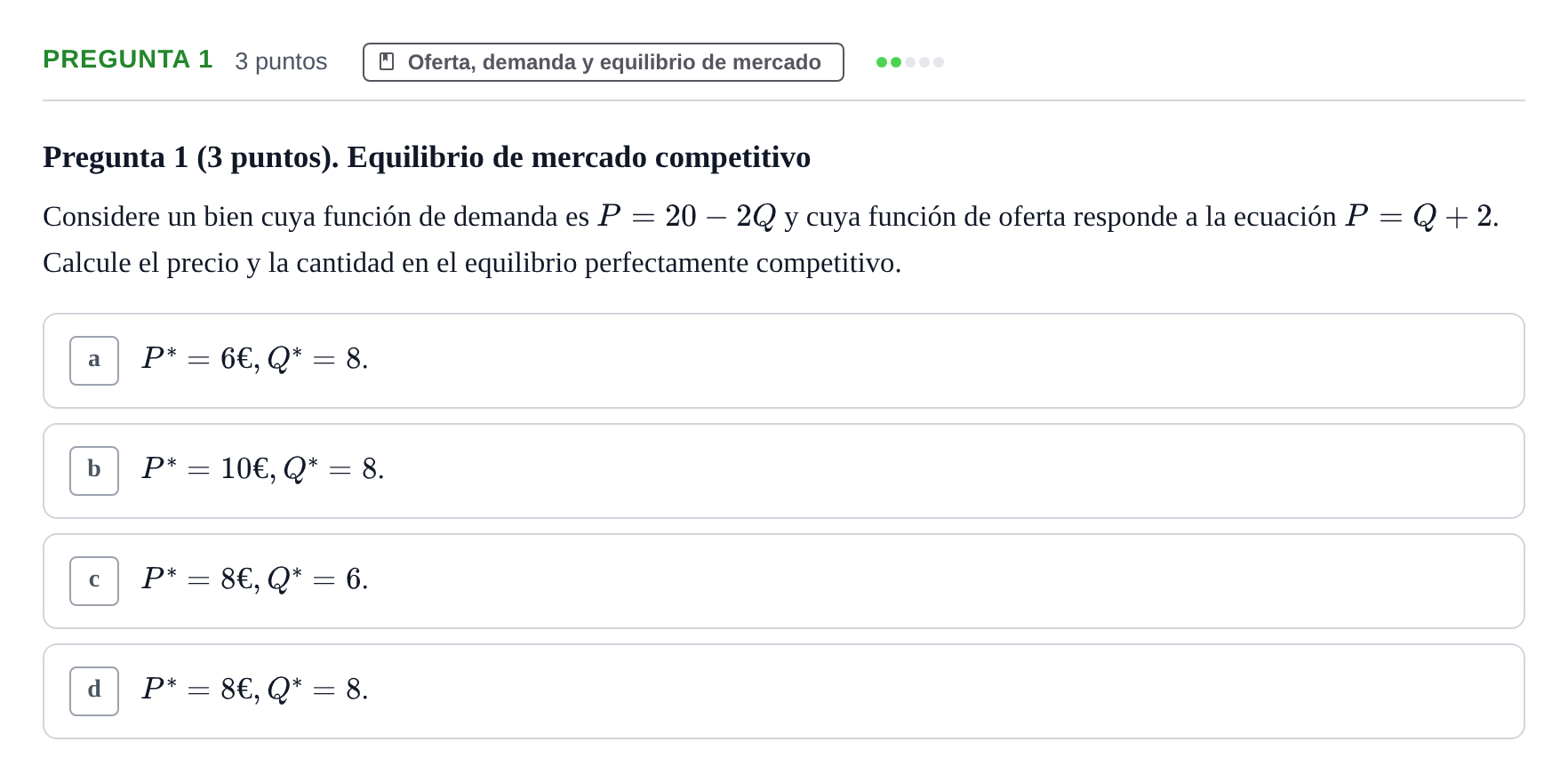 Enunciado: Pregunta 1 · 6 Introducció a la Microeconomia UPF 2012