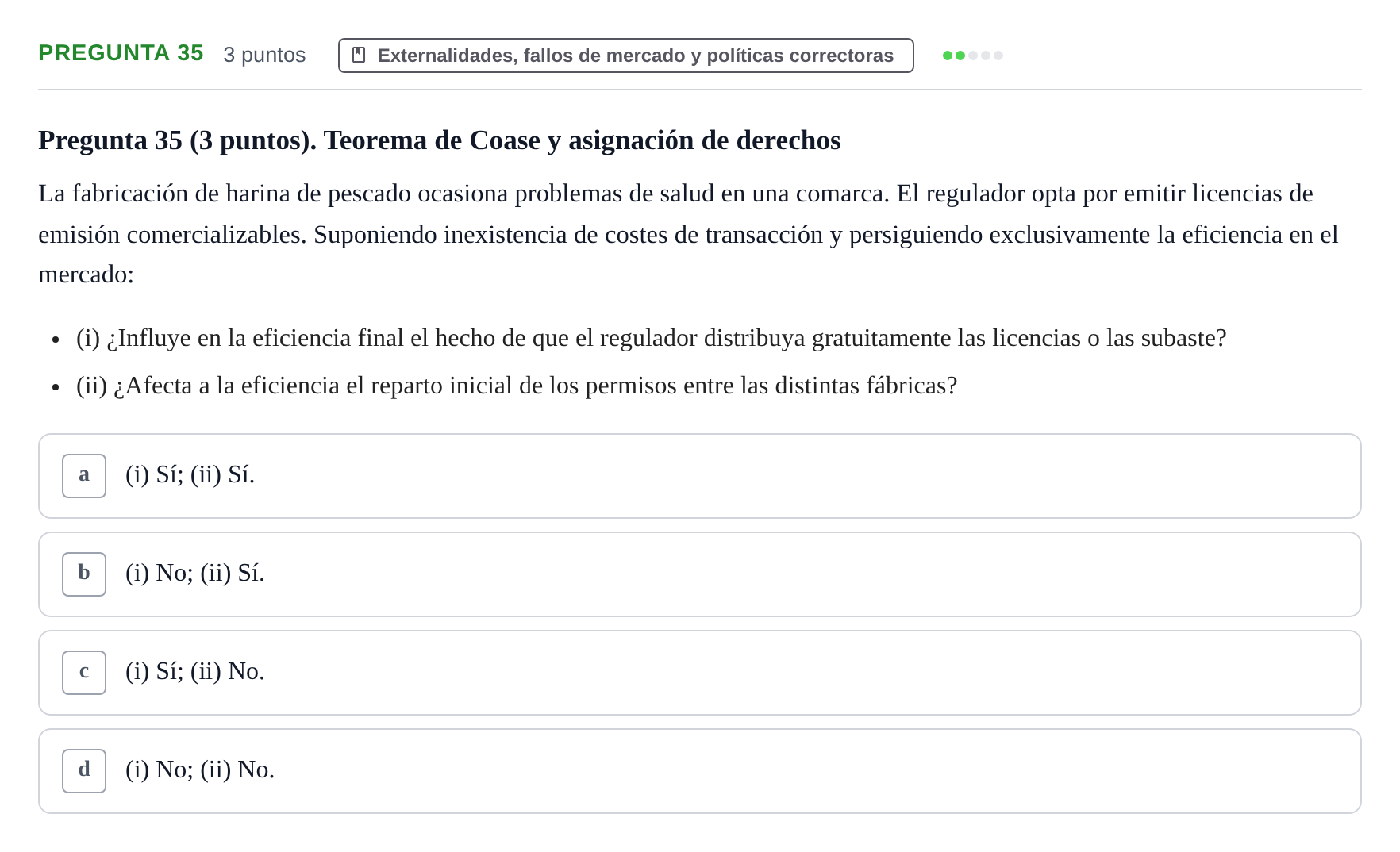 Enunciado: Pregunta 35 · 6 Introducció a la Microeconomia UPF 2012
