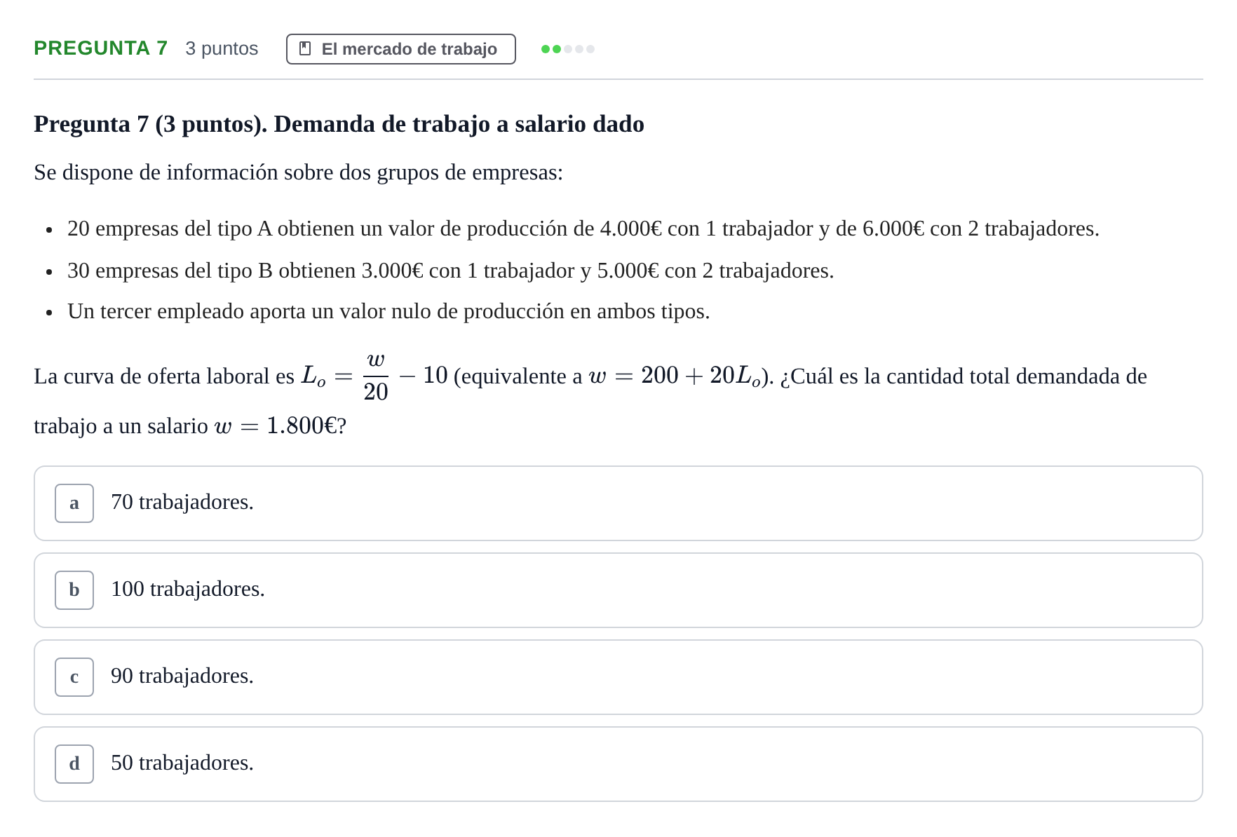 Enunciado: Pregunta 7 · 6 Introducció a la Microeconomia UPF 2012