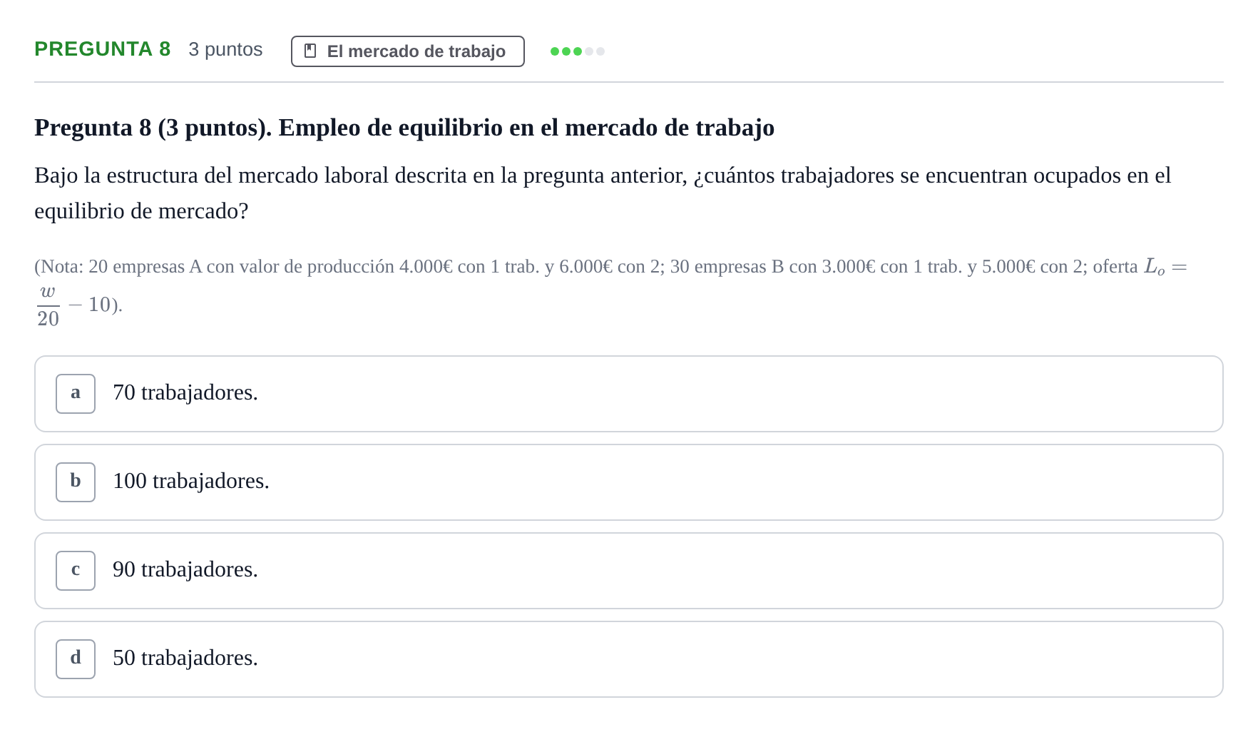 Enunciado: Pregunta 8 · 6 Introducció a la Microeconomia UPF 2012