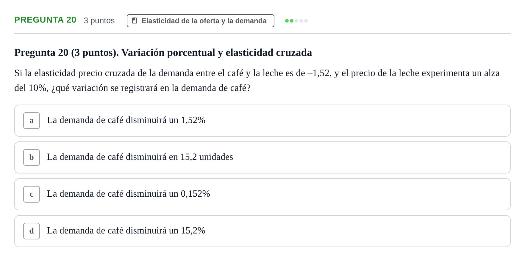 Enunciado: Pregunta 20 · 6 Introducció a la Microeconomia UPF 2018