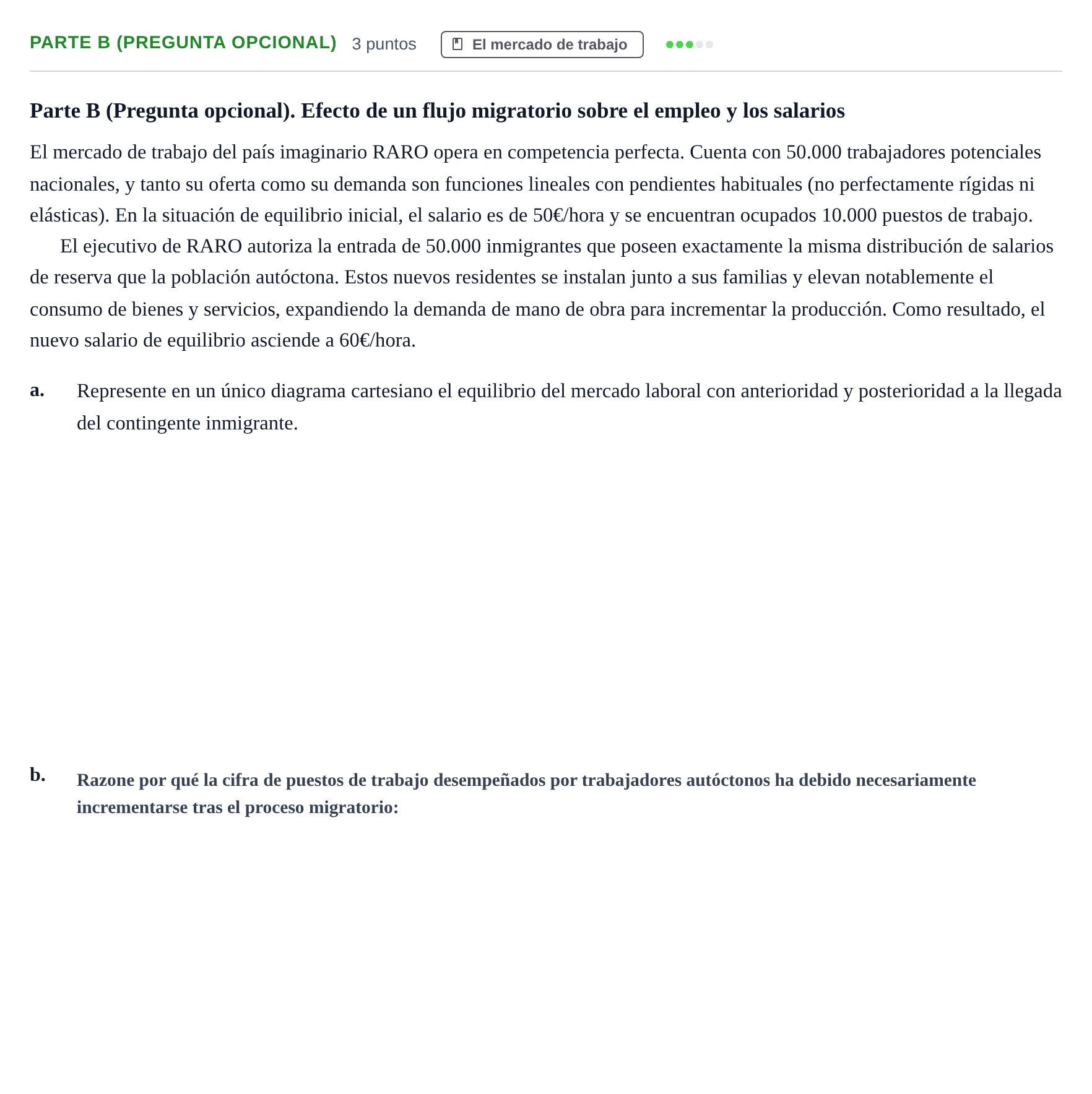 Enunciado: Ejercicio Parte B (Pregunta opcional) · 6 Introducció a la Microeconomia UPF 2018