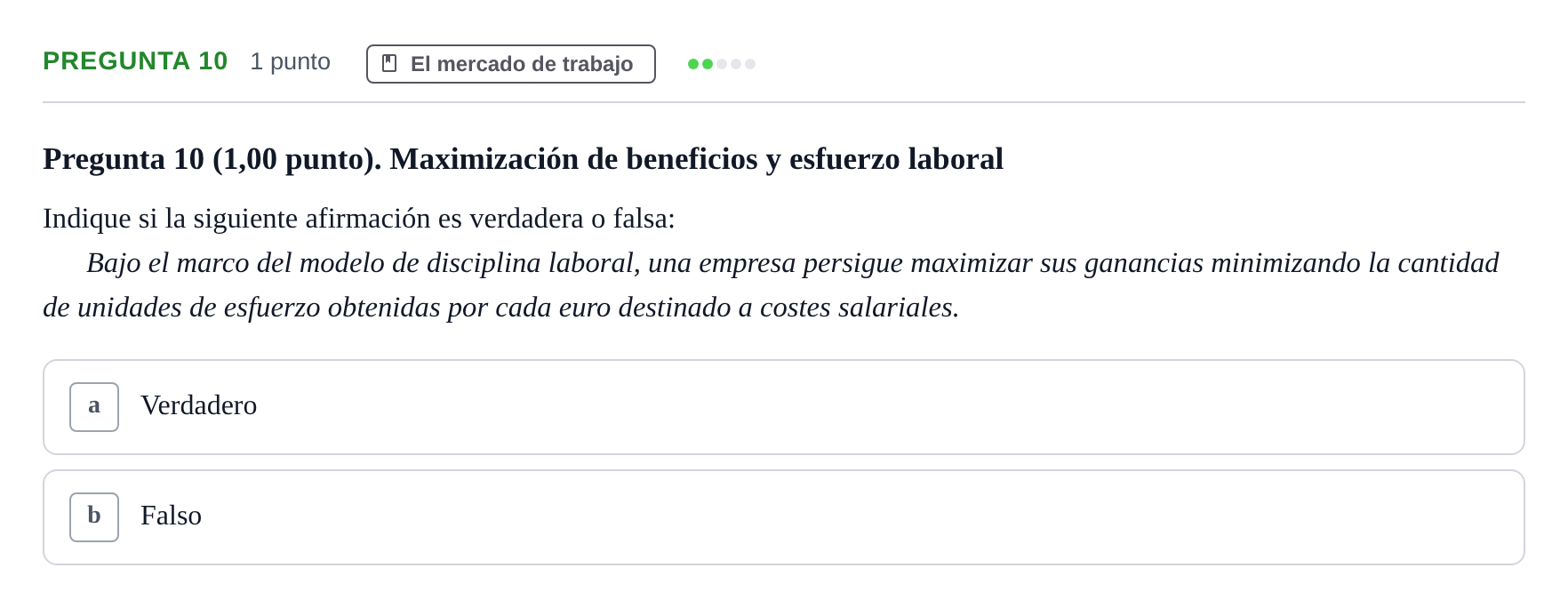 Enunciado: Pregunta 10 · 6 Introducció a la Microeconomia UPF 2020