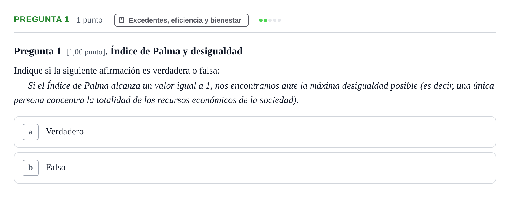 Enunciado: Pregunta 1 · 6 Introducció a la Microeconomia UPF 2020