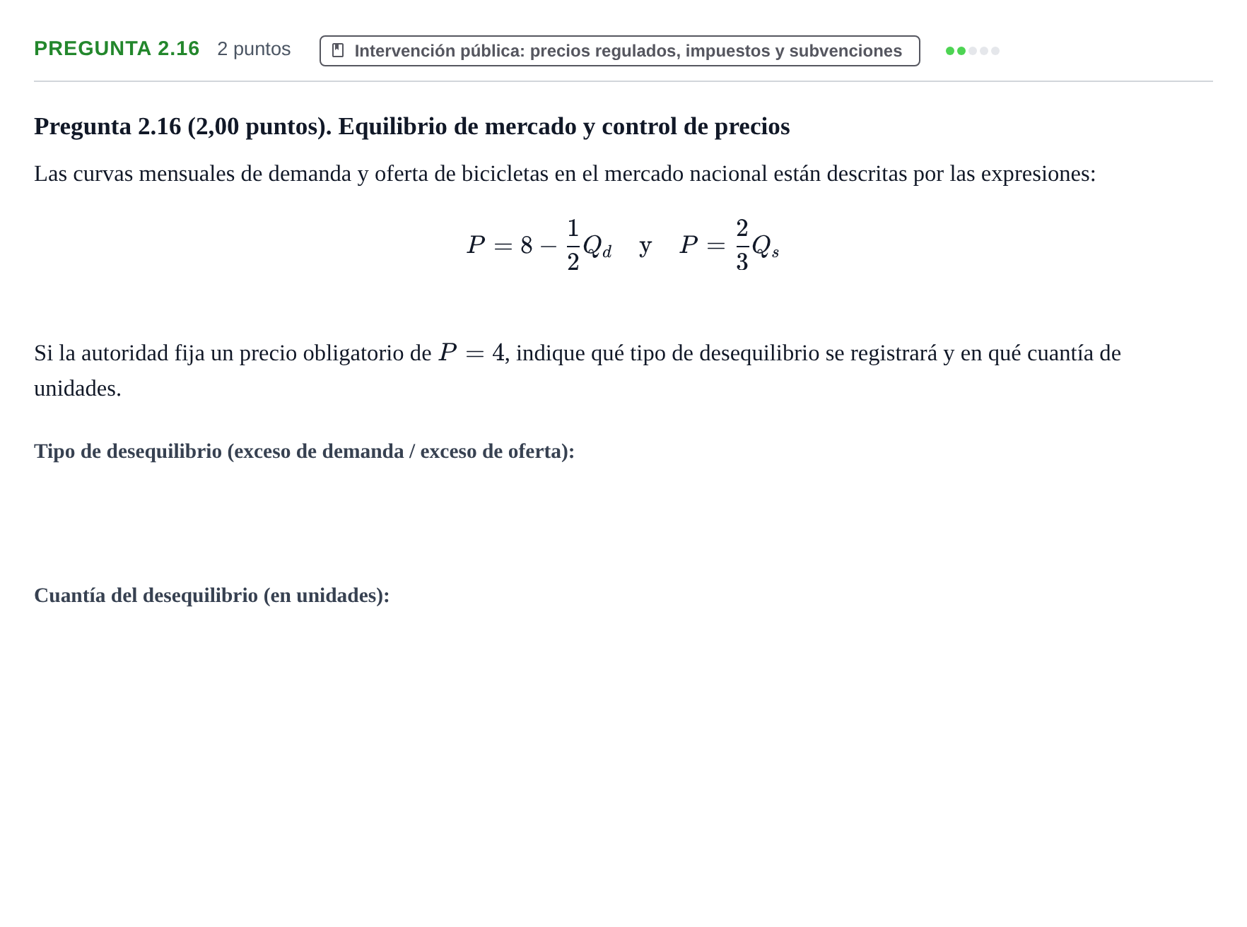 Enunciado: Pregunta 2.16 · 6 Introducció a la Microeconomia UPF 2020