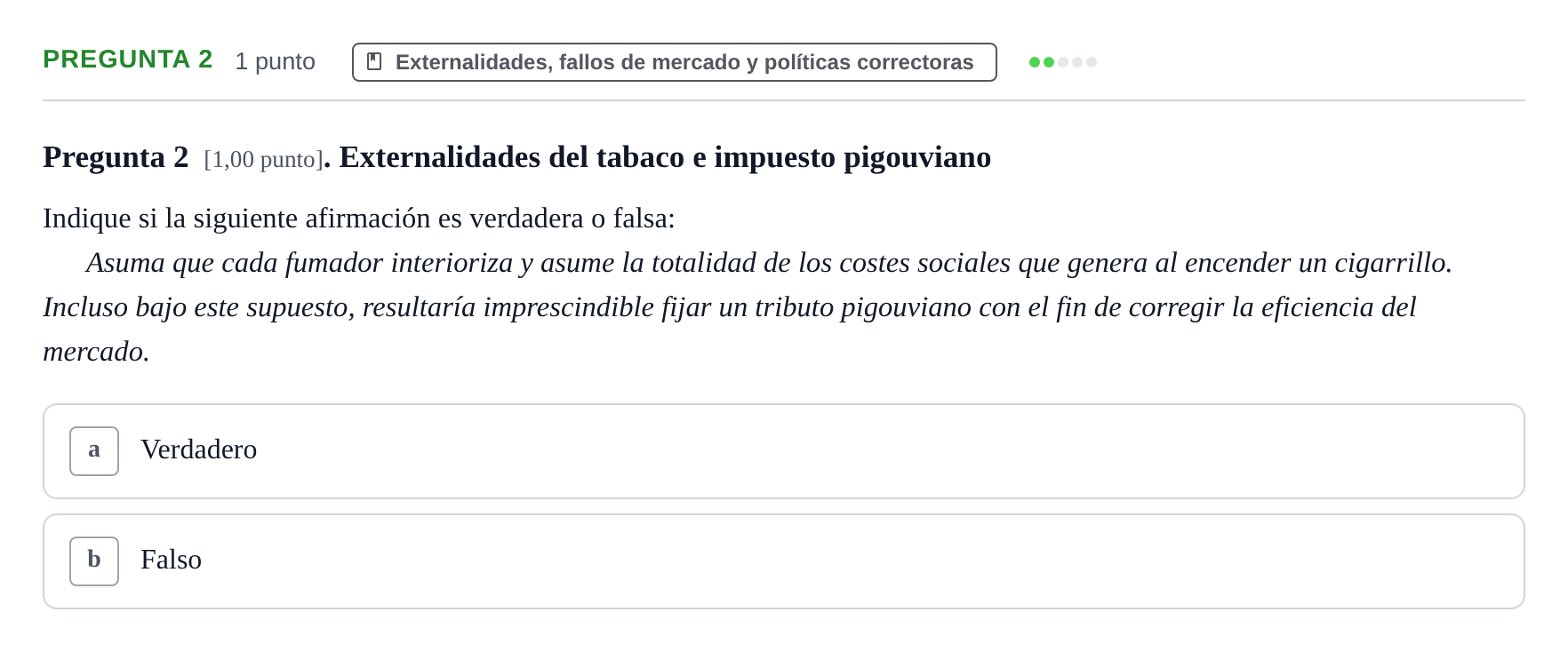 Enunciado: Pregunta 2 · 6 Introducció a la Microeconomia UPF 2020