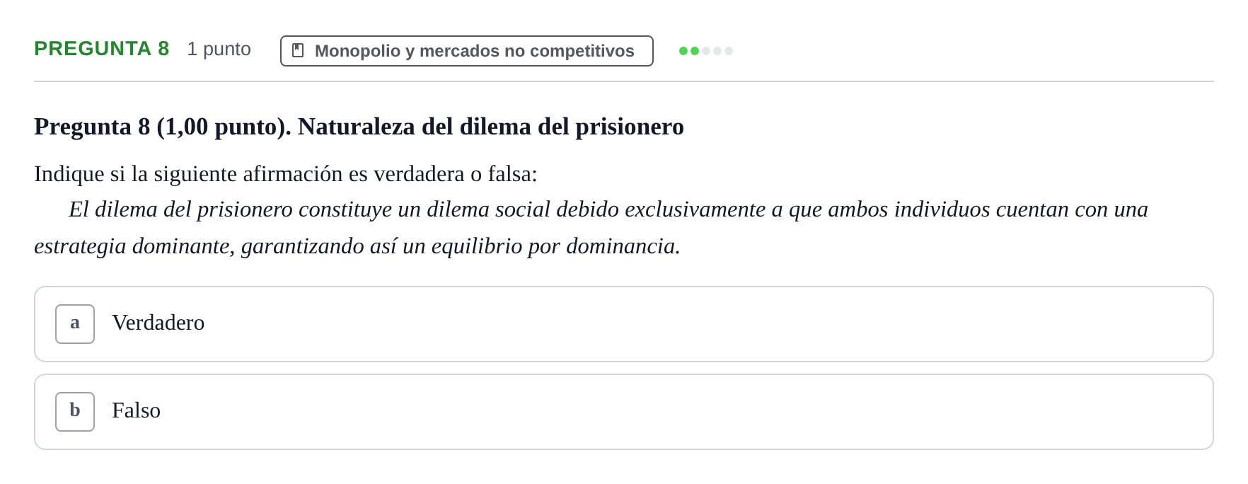 Enunciado: Pregunta 8 · 6 Introducció a la Microeconomia UPF 2020