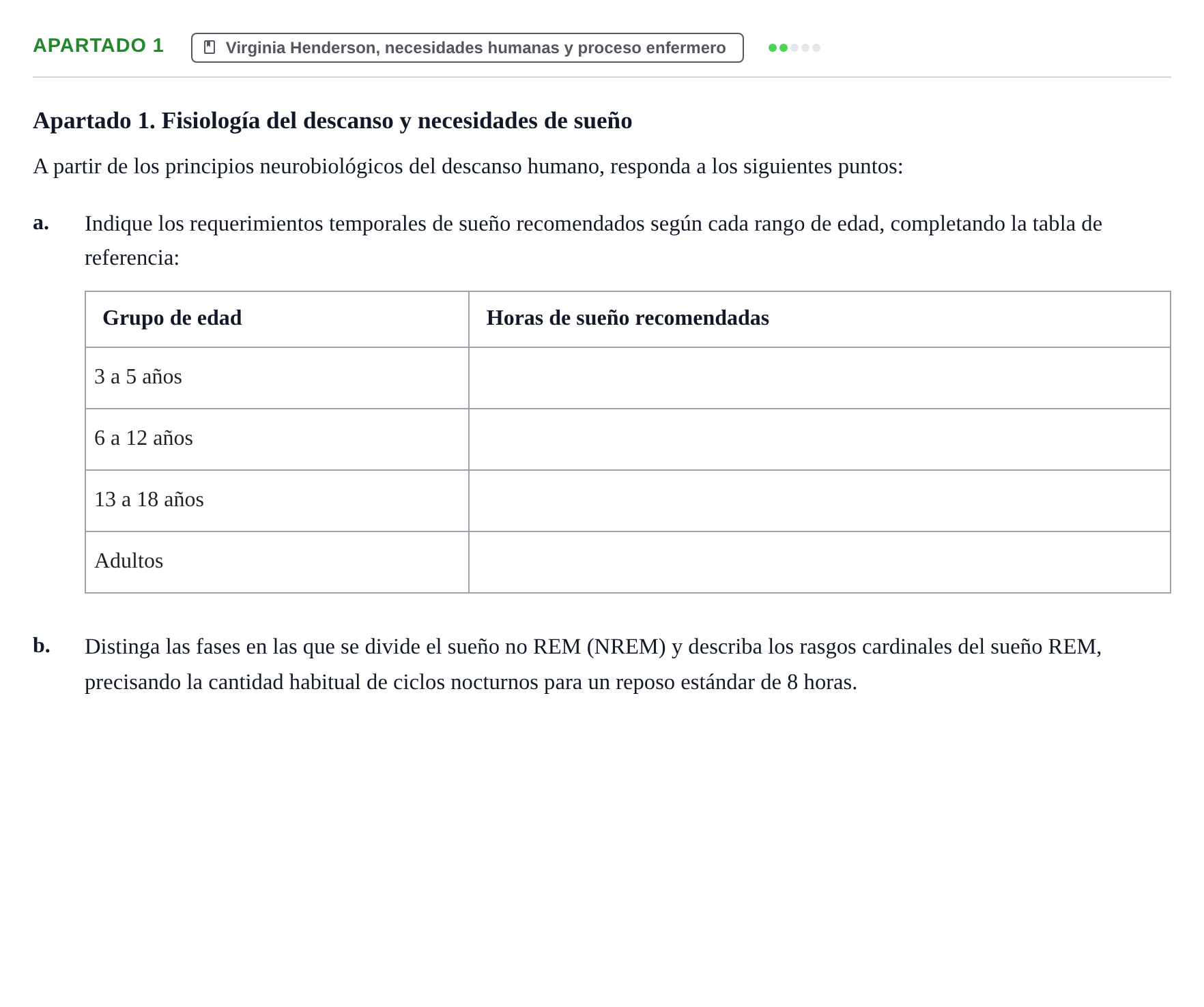 Enunciado: Apartado 1