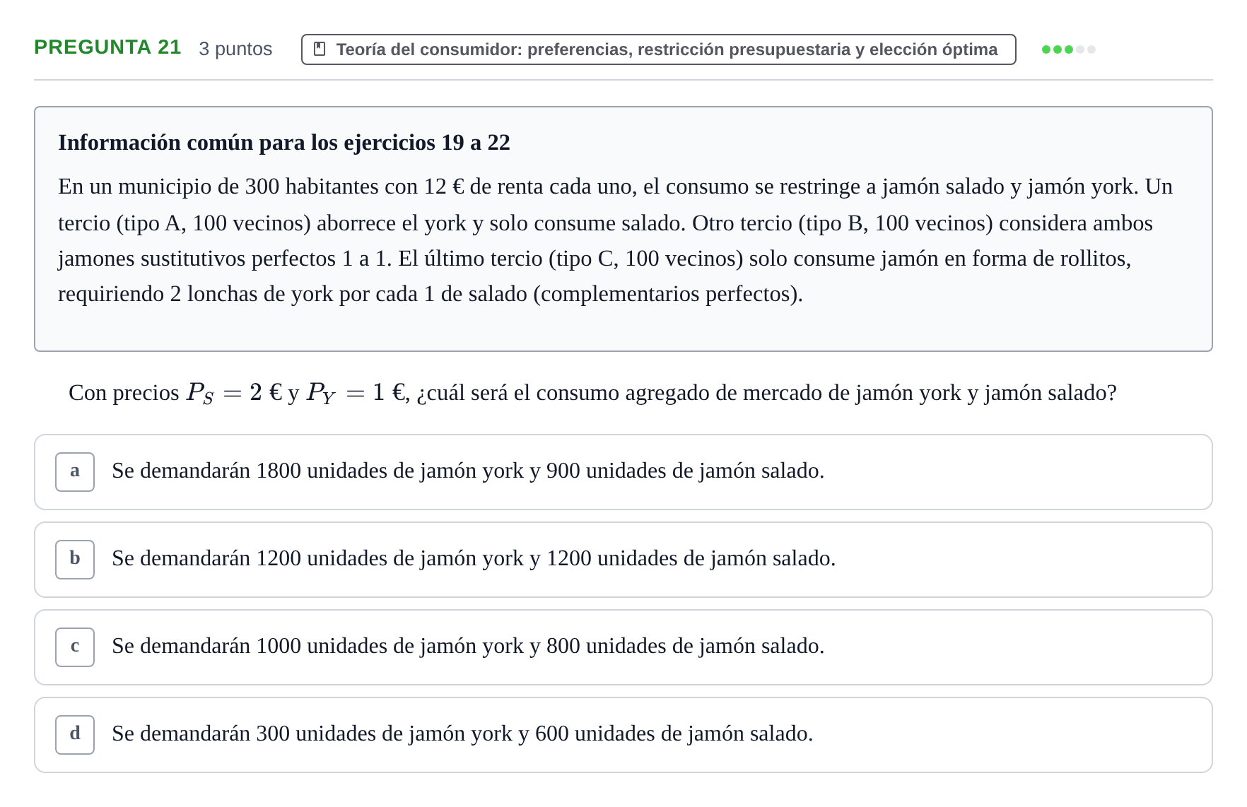Enunciado: Pregunta 21 · 6 Introducció a la Microeconomia UPF 2015