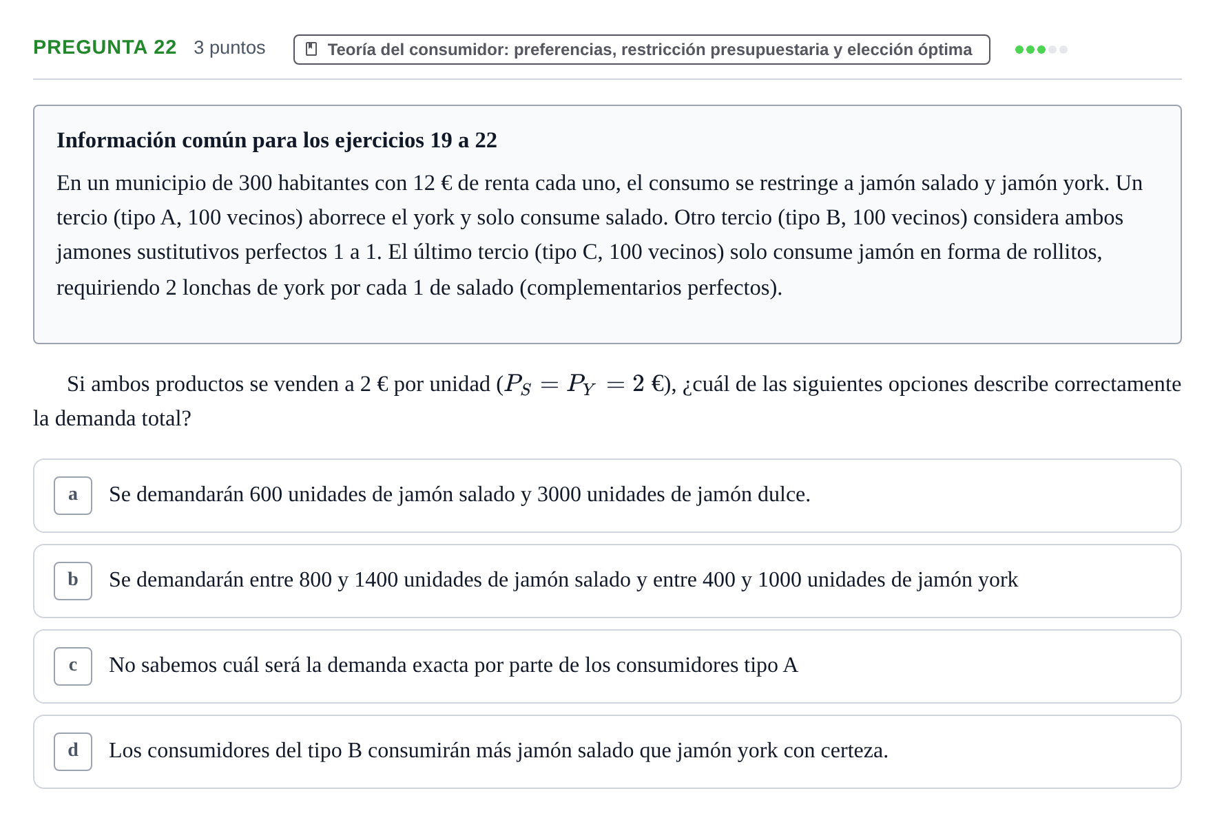 Enunciado: Pregunta 22 · 6 Introducció a la Microeconomia UPF 2015