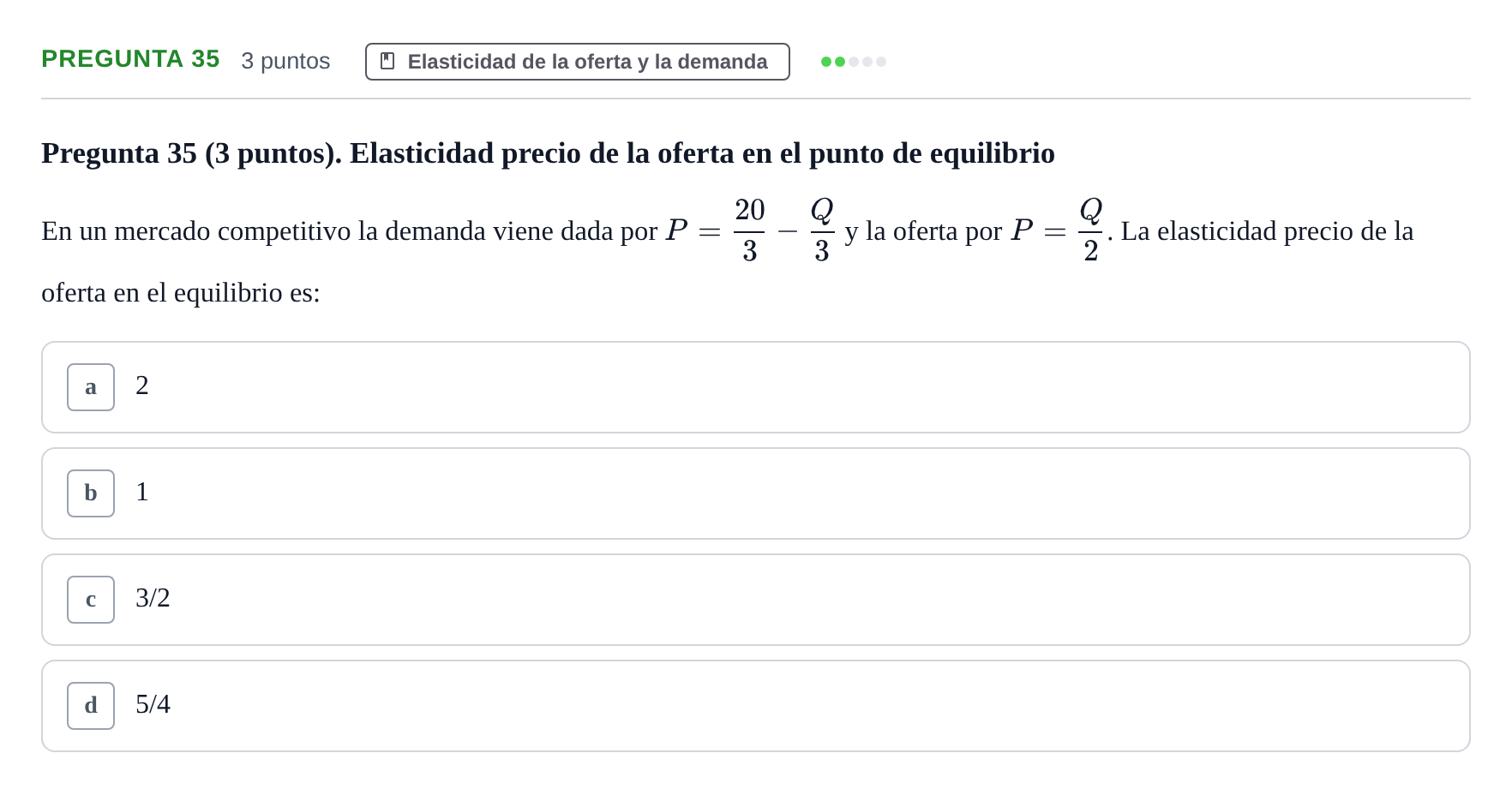 Enunciado: Pregunta 35 · 6 Introducció a la Microeconomia UPF 2015