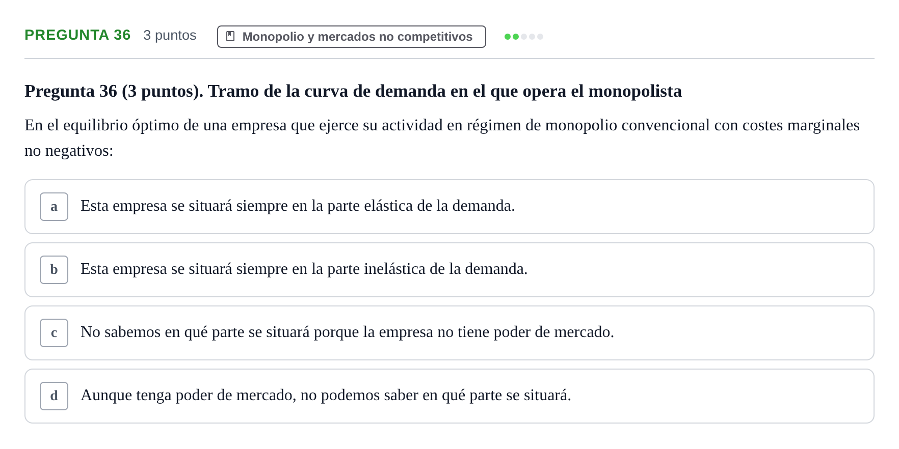 Enunciado: Pregunta 36 · 6 Introducció a la Microeconomia UPF 2015