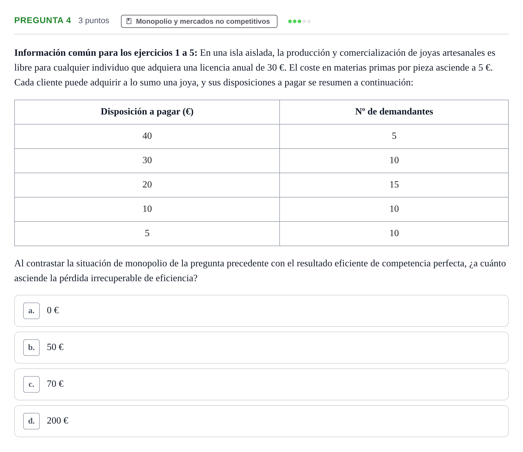 Enunciado: Pregunta 4 · 6 Introducció a la Microeconomia UPF 2015