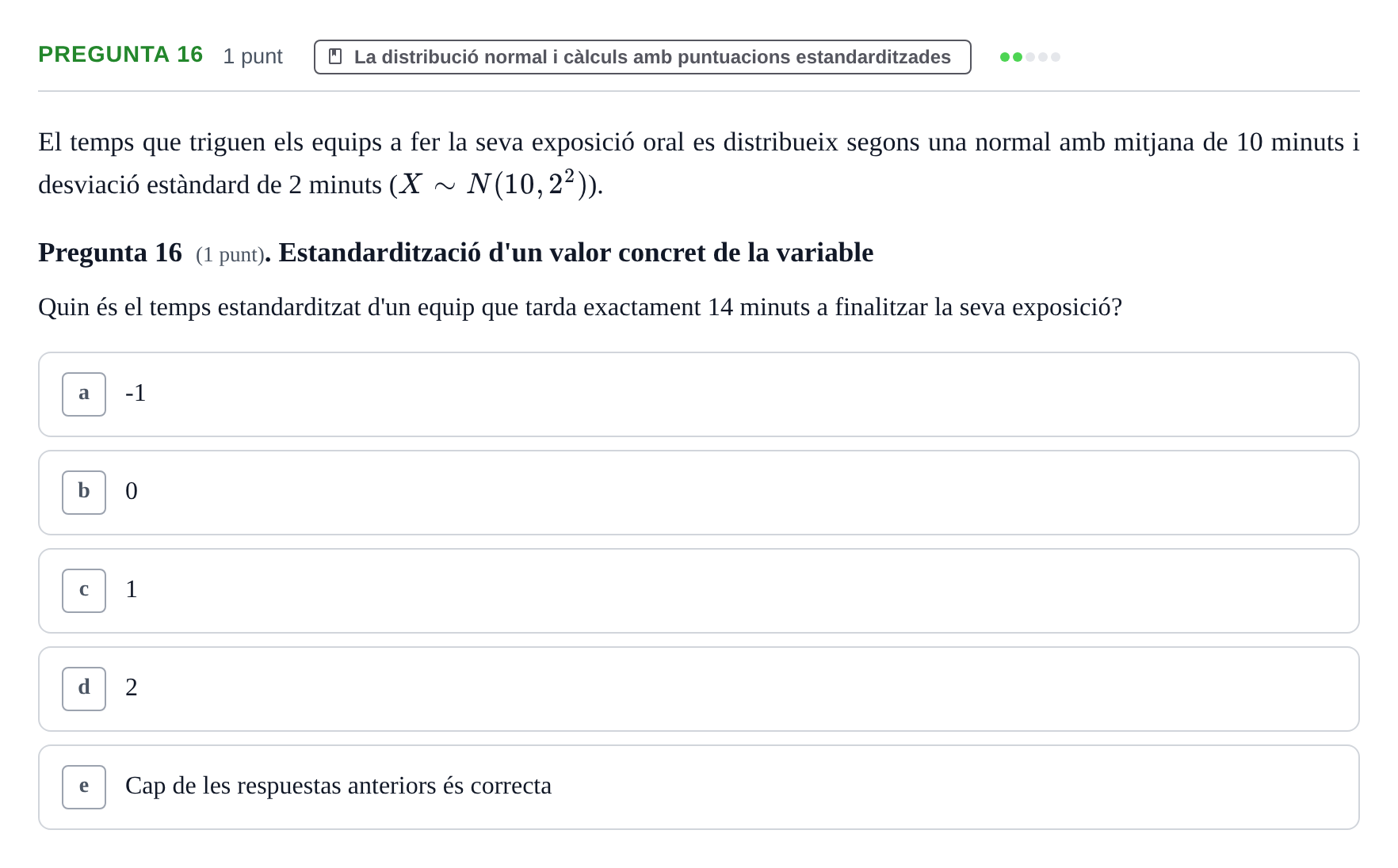 Enunciado: Pregunta 16 · Anàlisi de Dades UPF 2020