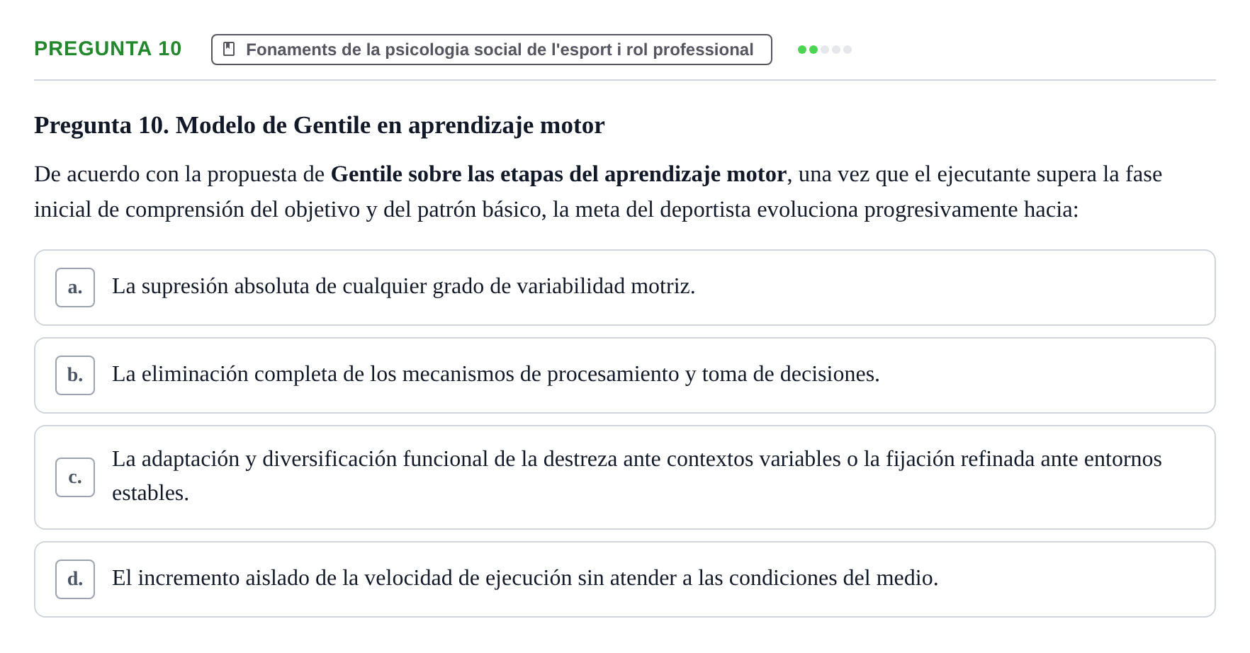 Enunciado: Pregunta 10