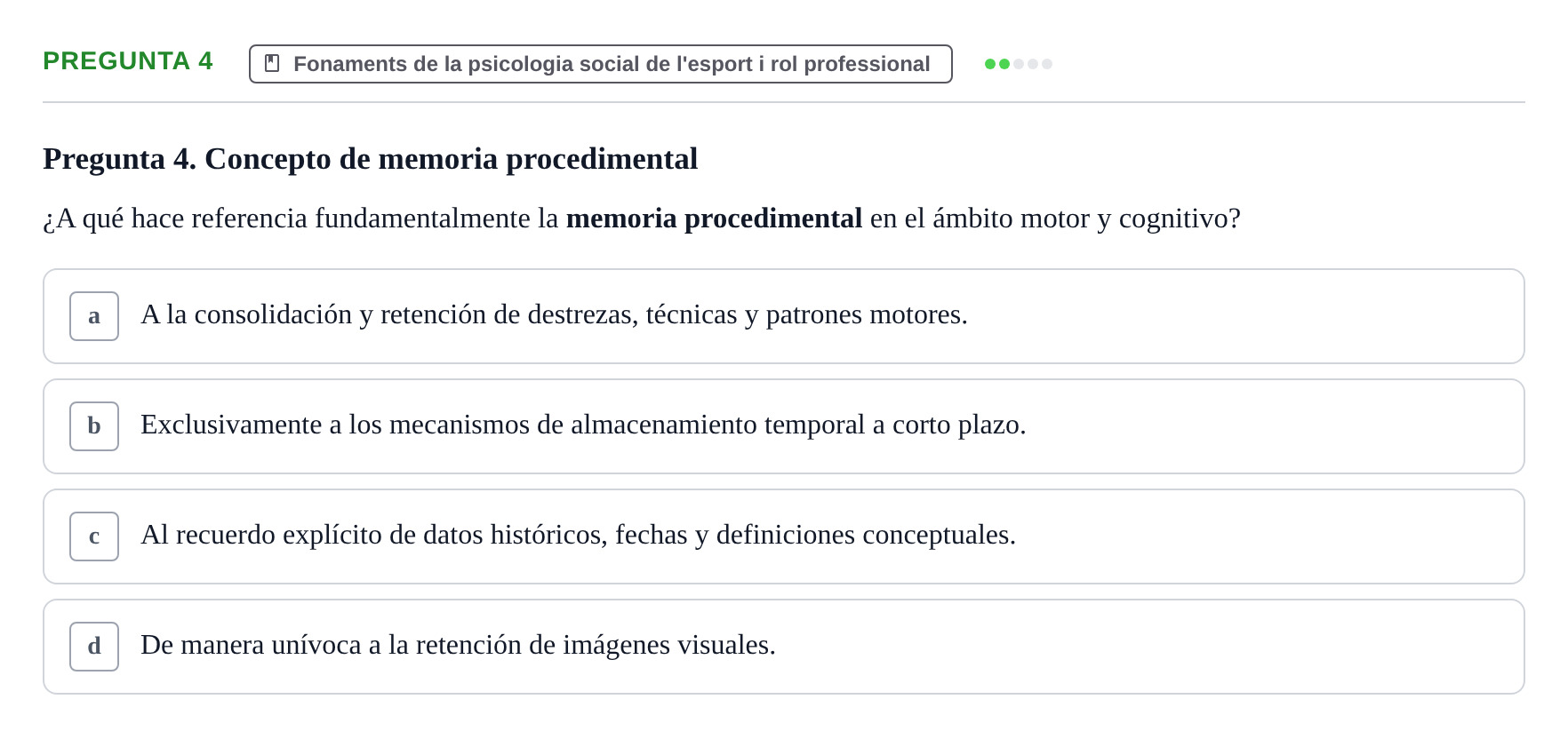 Enunciado: Pregunta 4