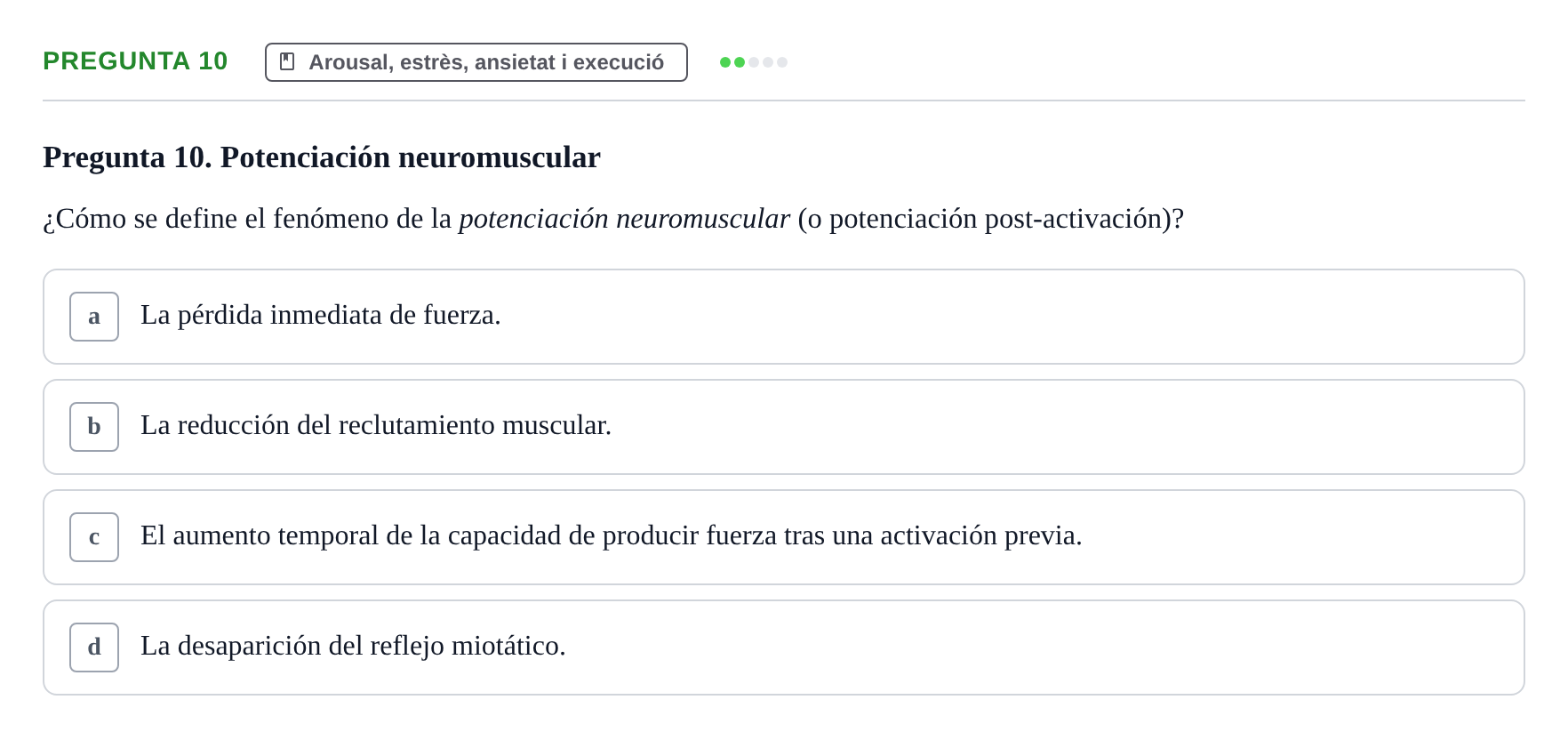 Enunciado: Pregunta 10