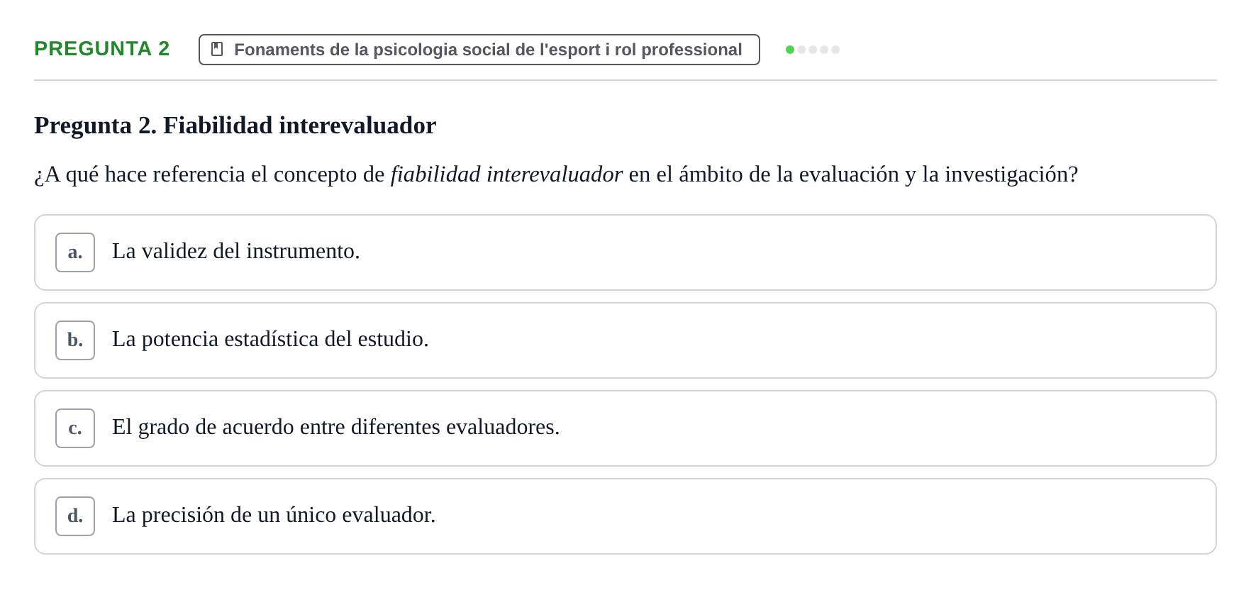 Enunciado: Pregunta 2