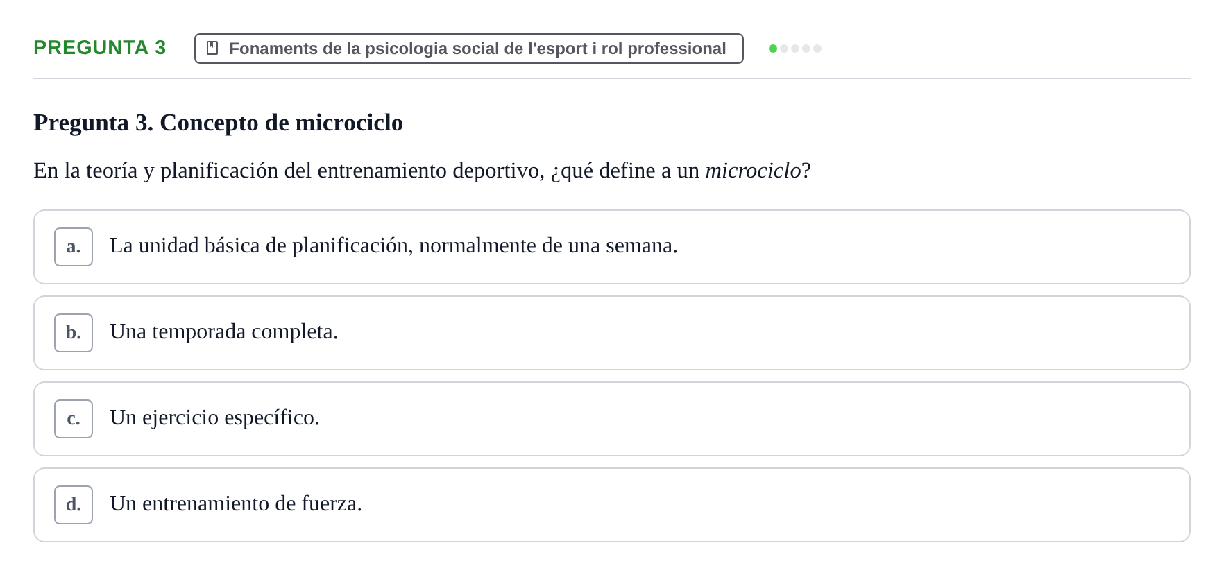Enunciado: Pregunta 3