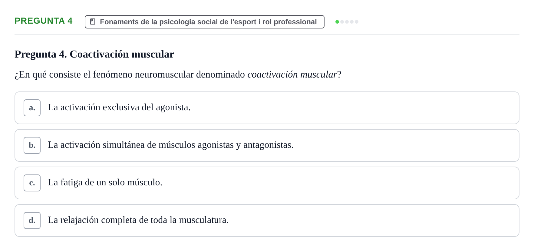 Enunciado: Pregunta 4